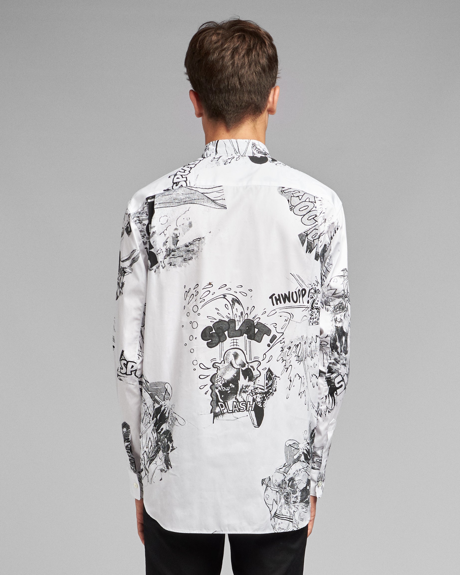 Shirts Comme Des Garçons Shirt x Christian Marclay Men's Woven Shirt Men's Shirt - FI-B053-S22-1