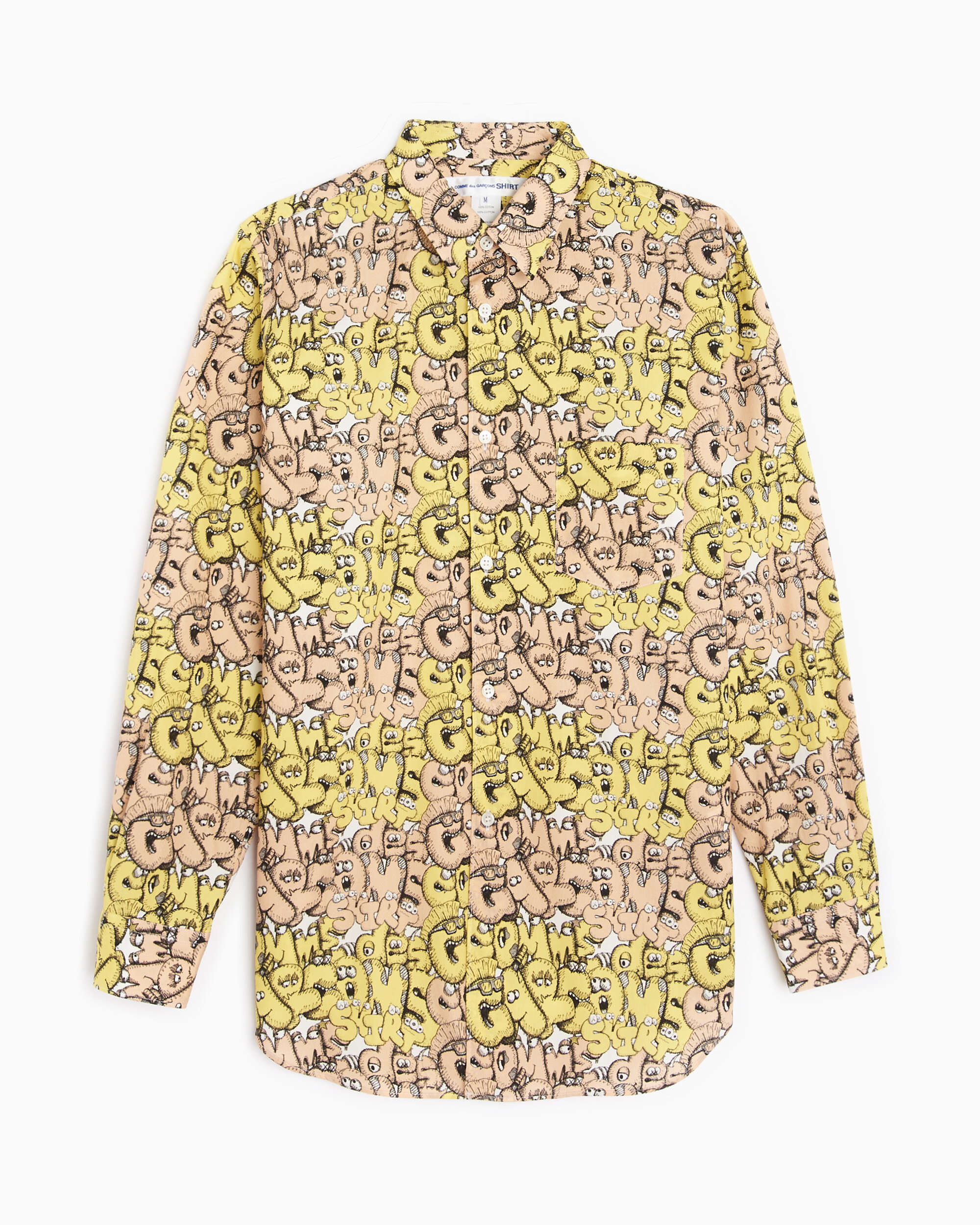 Comme Des Garçons Shirt x Kaws Classic Print Men's Shirt Men's Shirt