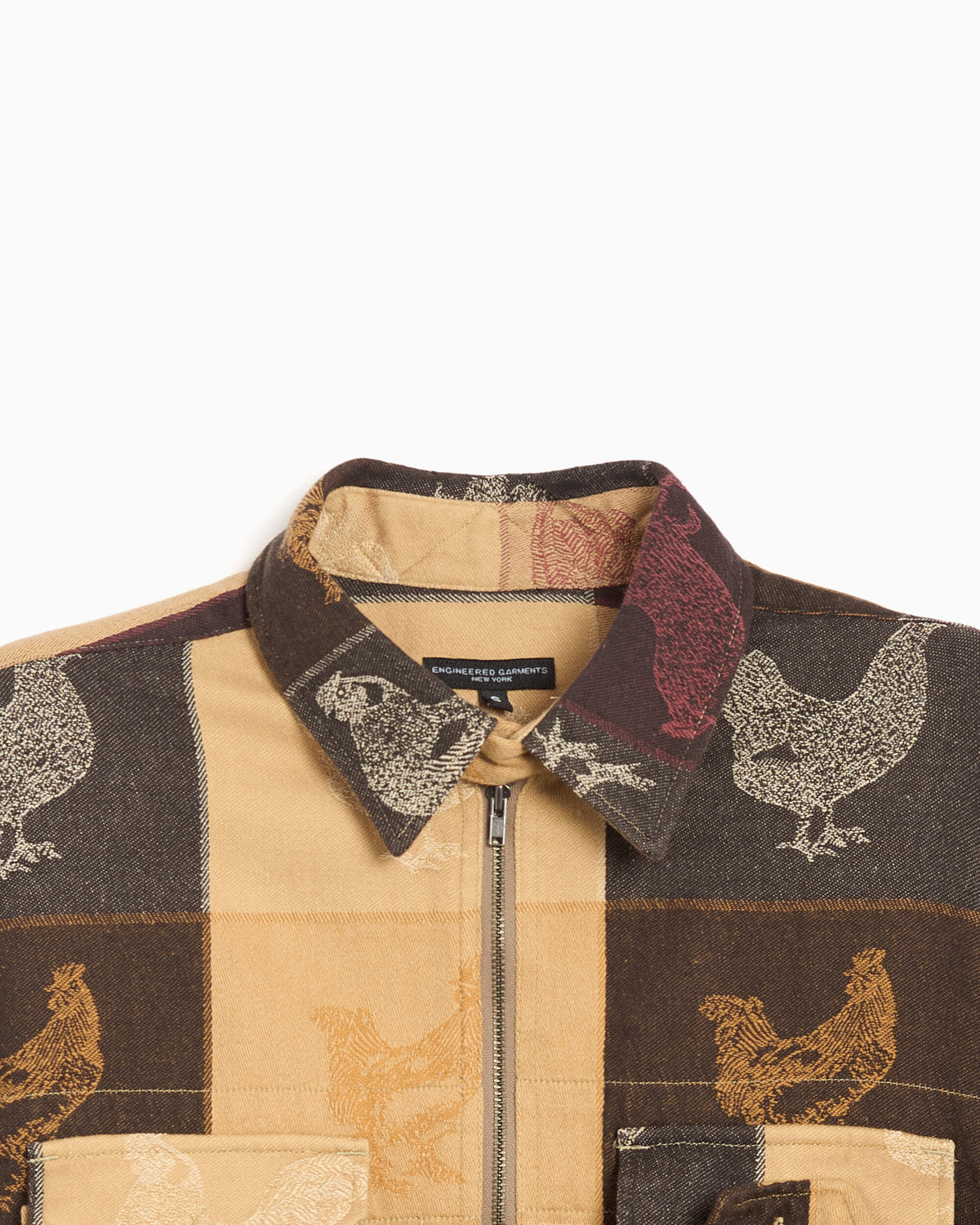 Shirts Engineered Garments Binocular Striped Relaxed Men's Shirt - 26F1A008-ES077