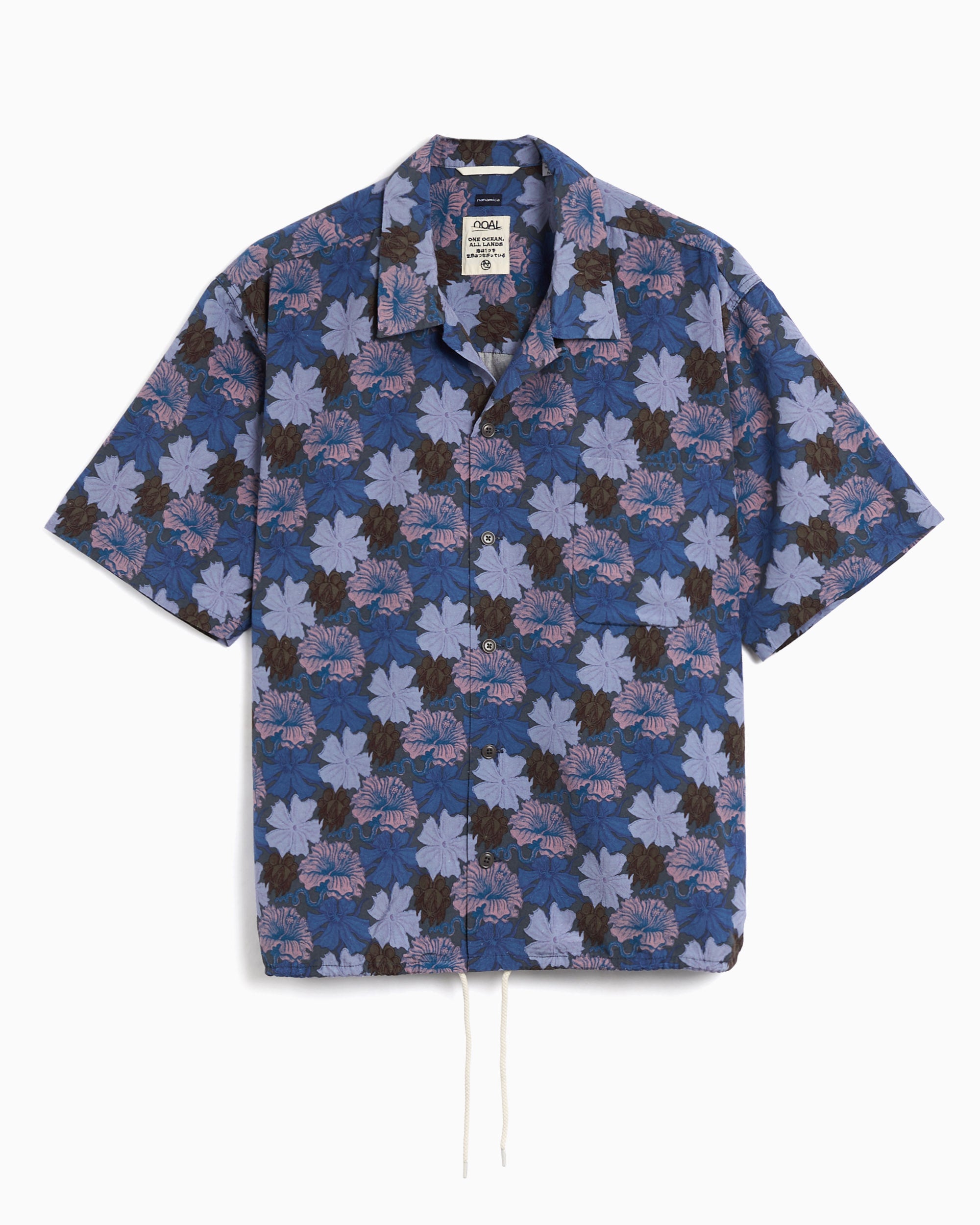 nana④⑤⑥ nanamica Nanaloha Floral Short-Sleeved Relaxed Men's Shirt