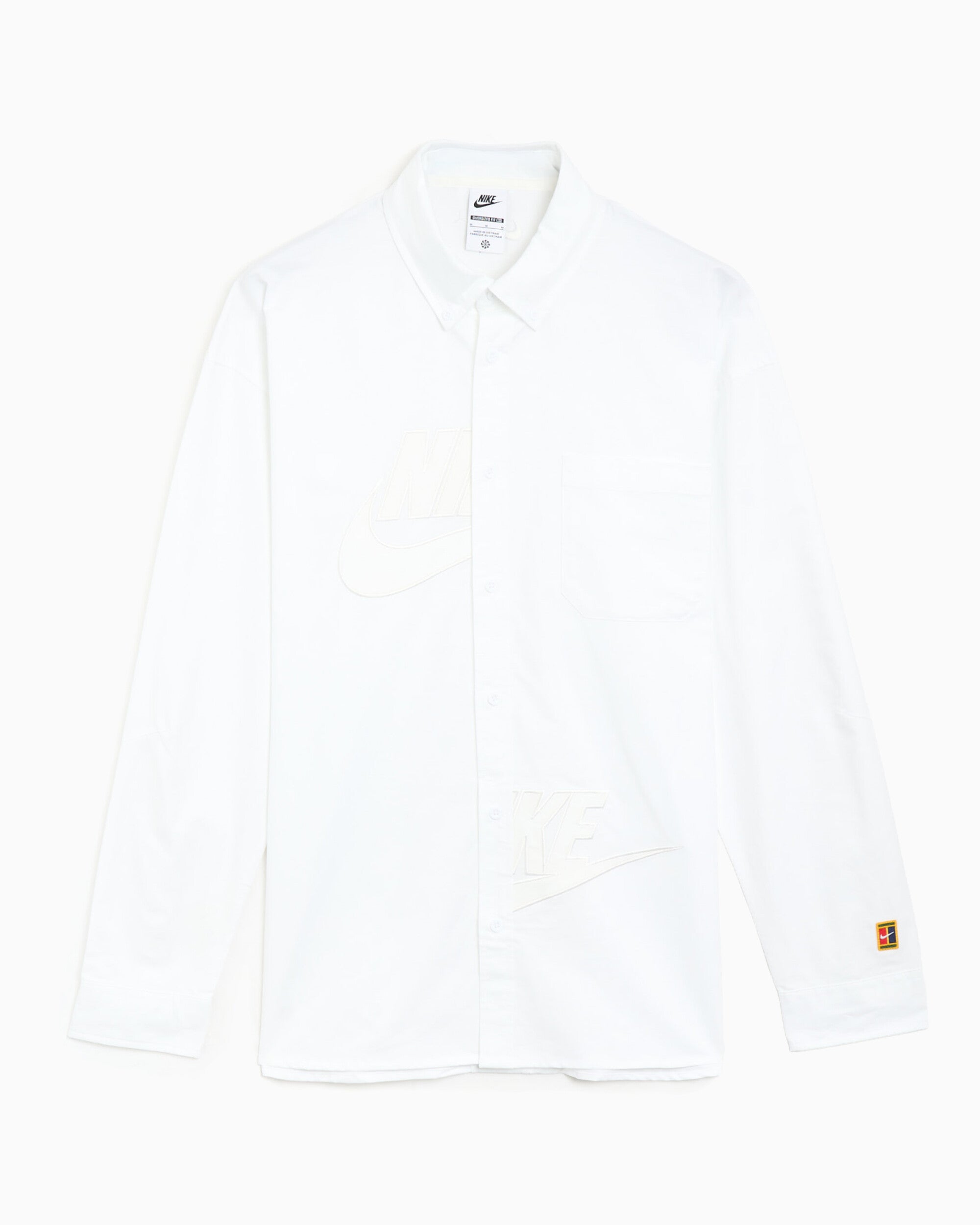Shirts Nike Club Rules Oxford Logo Relaxed Men's Shirt - IQ8428-100