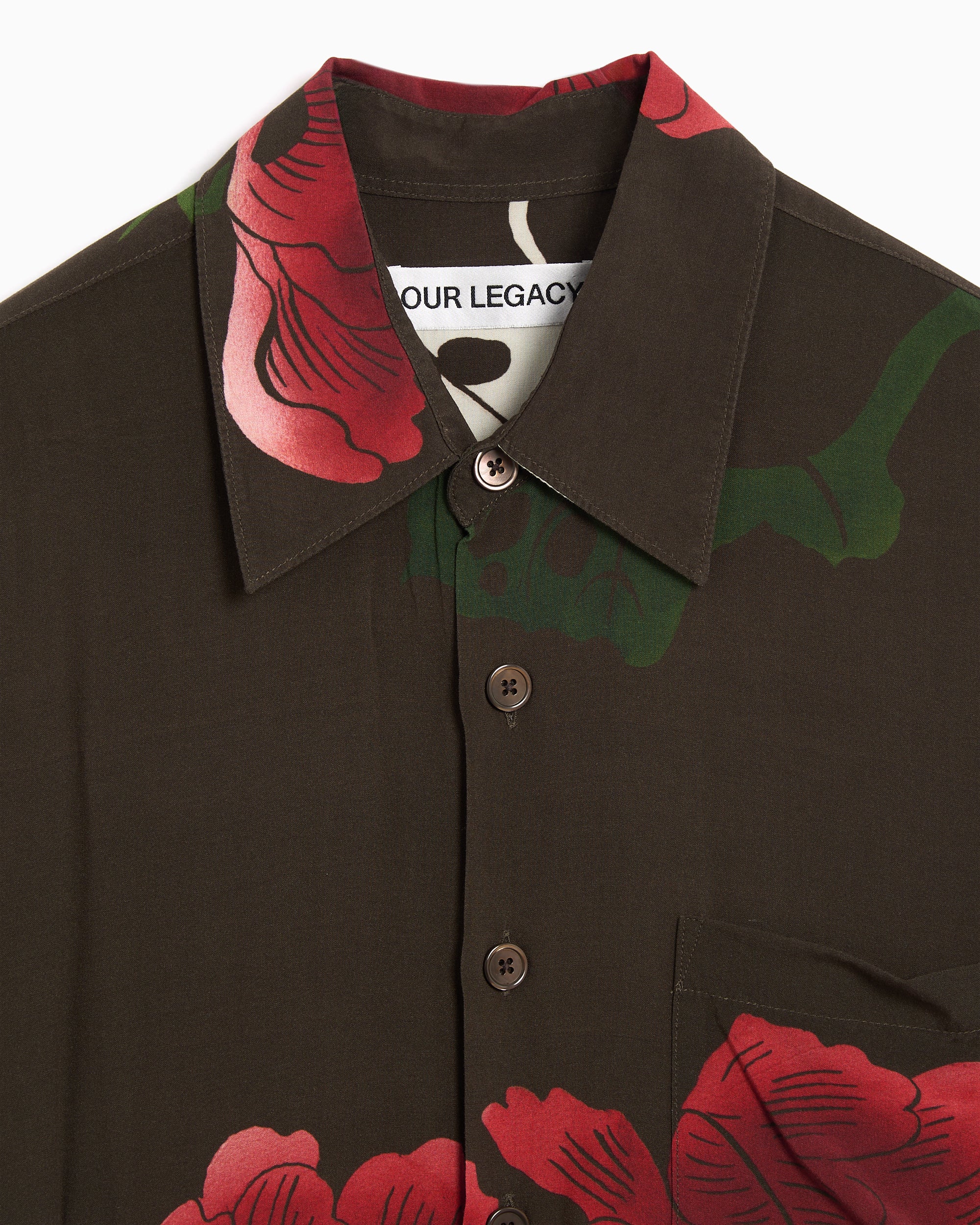 Shirts Our Legacy Above Floral Relaxed Men's Shirt - M4252AH