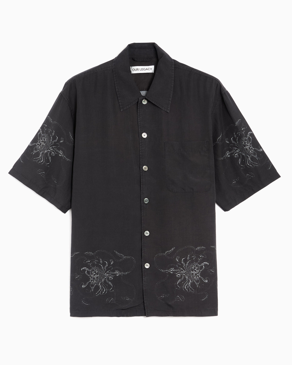 Shirts Our Legacy Every Graphic Short-Sleeved Relaxed Men's Shirt - M4262ESV