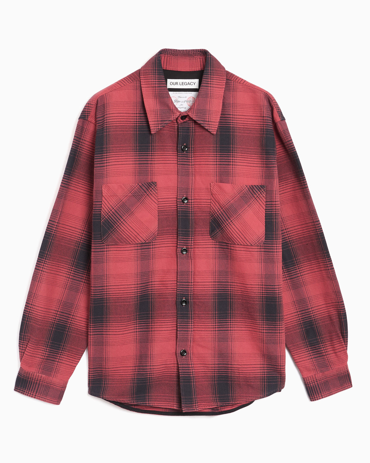 Shirts Our Legacy Whoppin Plaid Relaxed Men's Shirt - M4262WBC
