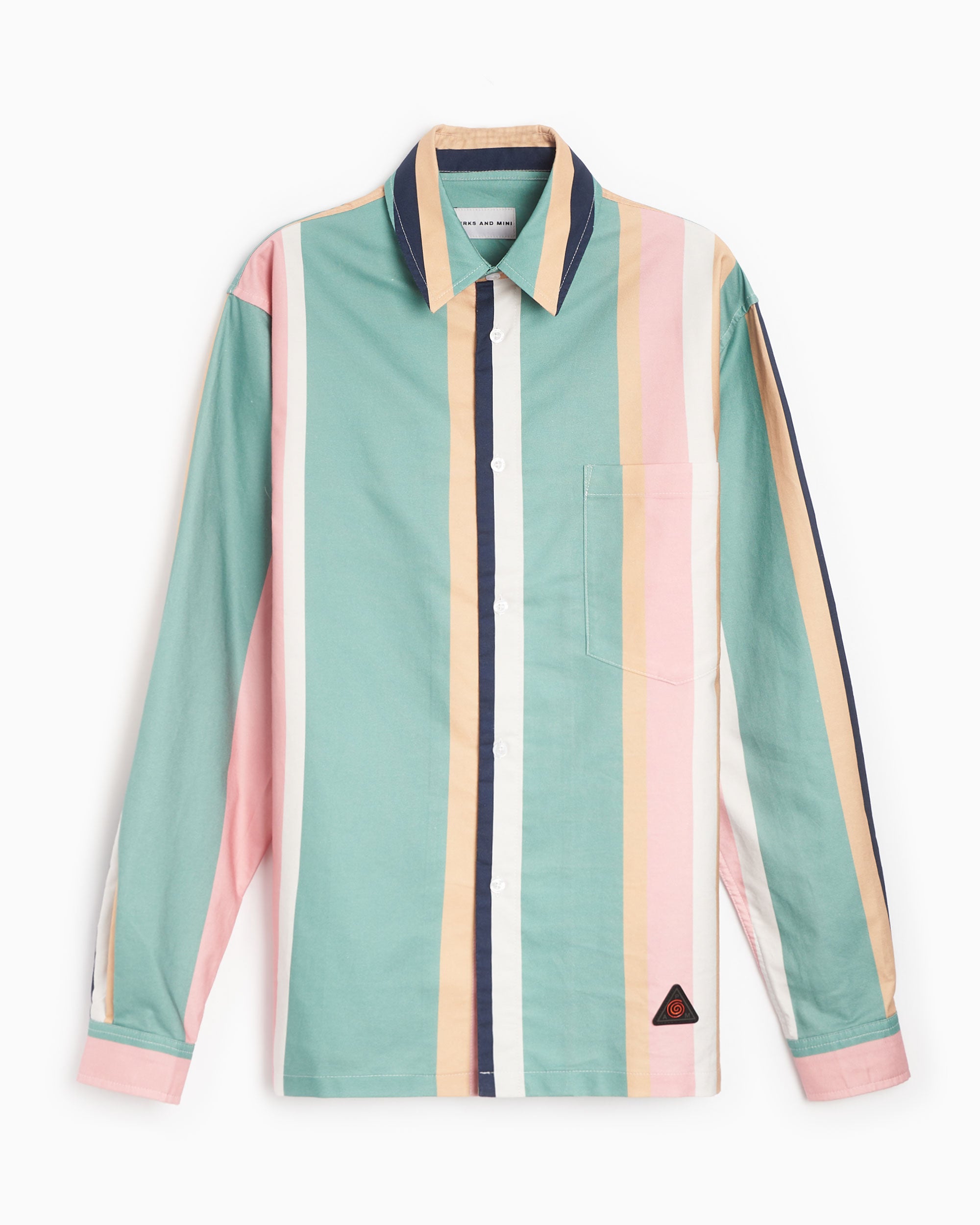 Shirts Perks & Mini Perks And Mini Maestro Striped Oxford Unisex Shirt "Poetry And Motion" Unisex Shirt - PS223704-SUFAST