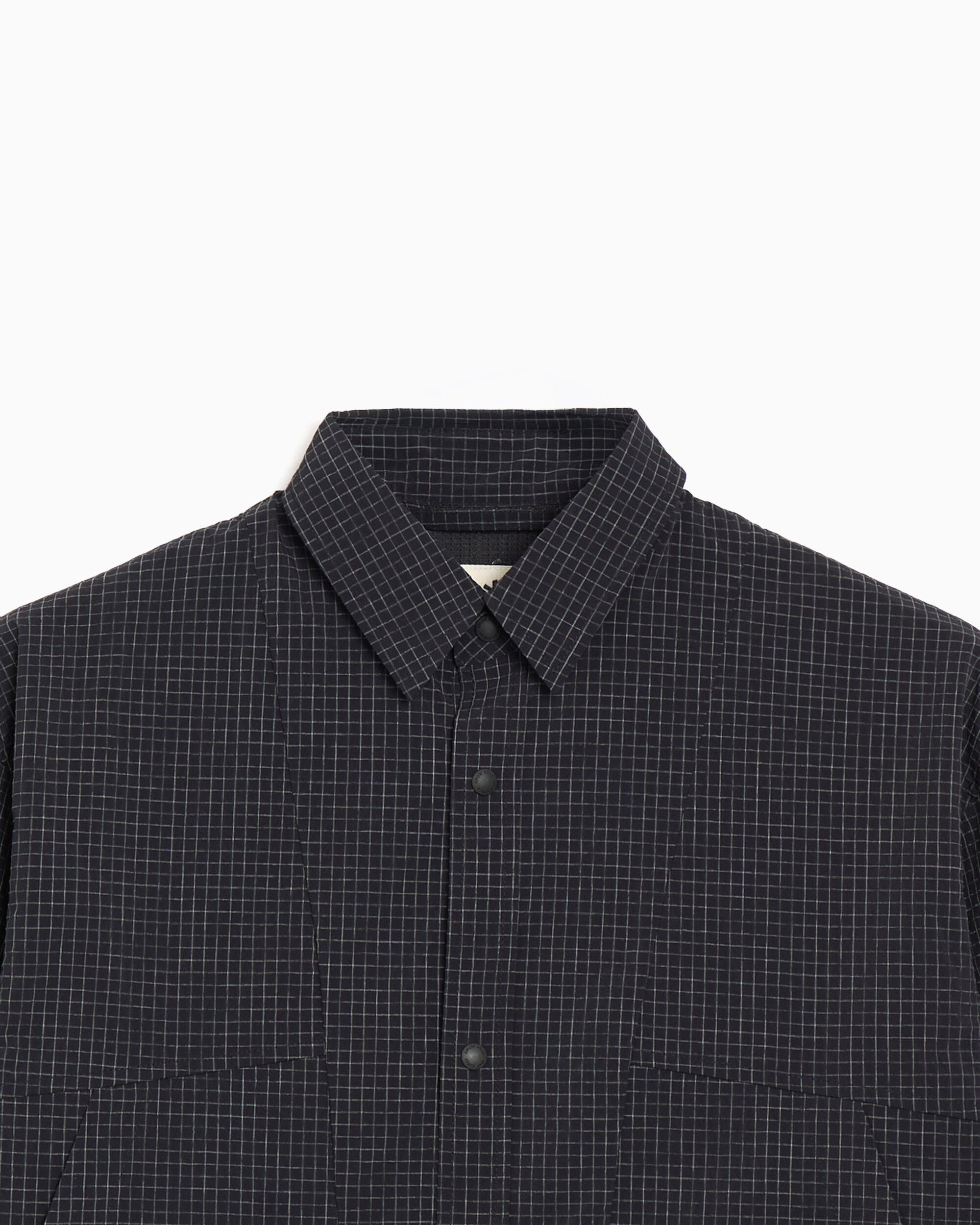 Shirts Snow Peak Kasuri Ripstop Plaid Relaxed Men's Shirt - 100261SH04-019