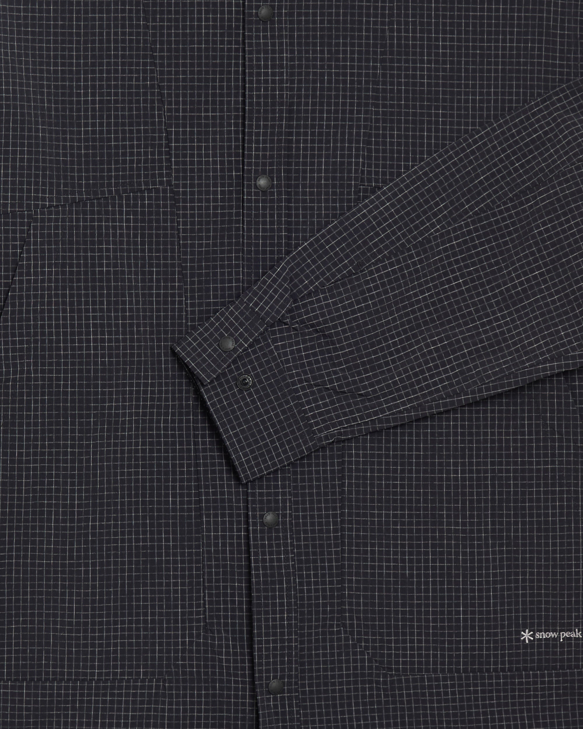 Shirts Snow Peak Kasuri Ripstop Plaid Relaxed Men's Shirt - 100261SH04-019