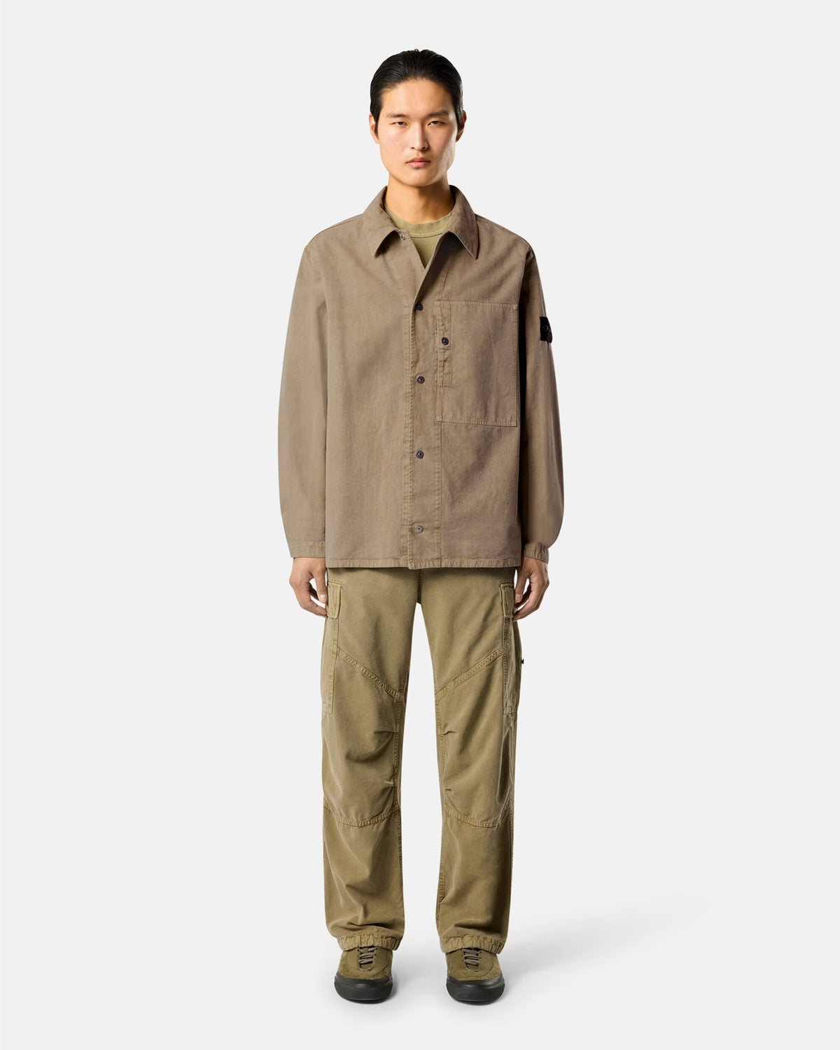 Shirts Stone Island Panama Cotton Men's Shirt - L2S151200028-V005G