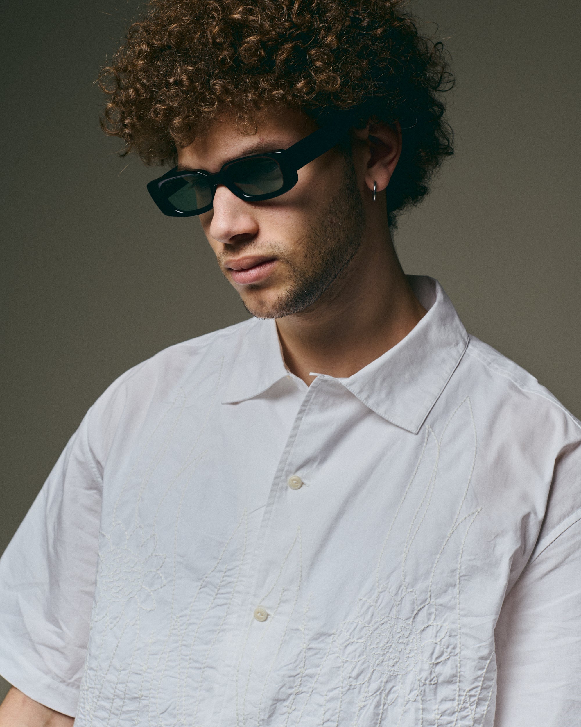 Shirts YMC Sidri Men's Short Sleeve Shirt Relaxed Men's Shirt - P2YAA-WHITE