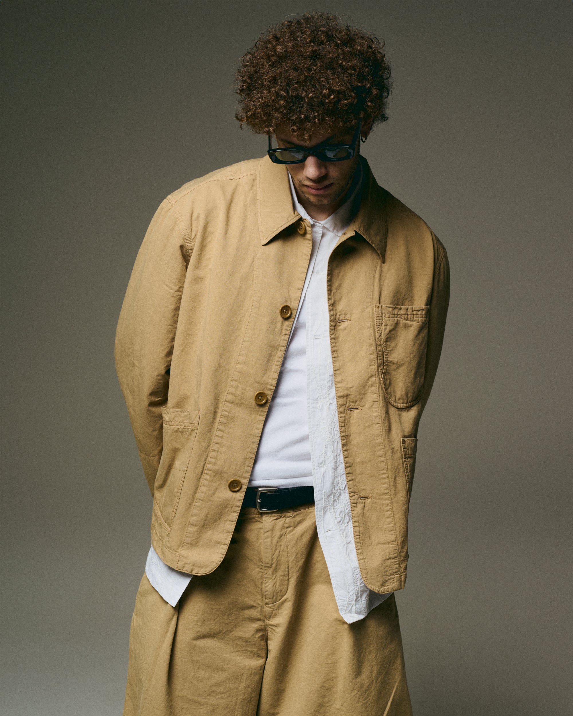 Shirts YMC Sidri Men's Short Sleeve Shirt Relaxed Men's Shirt - P2YAA-WHITE