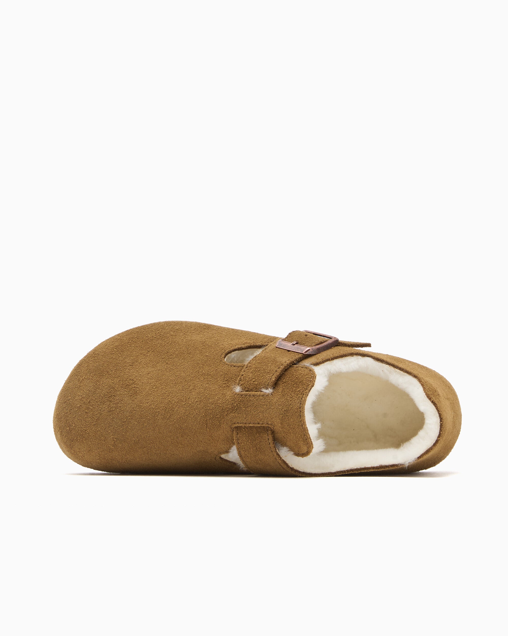 Shoes BIRKENSTOCK London Shearling Suede Leather Narrow Women's Shoes - 1014963