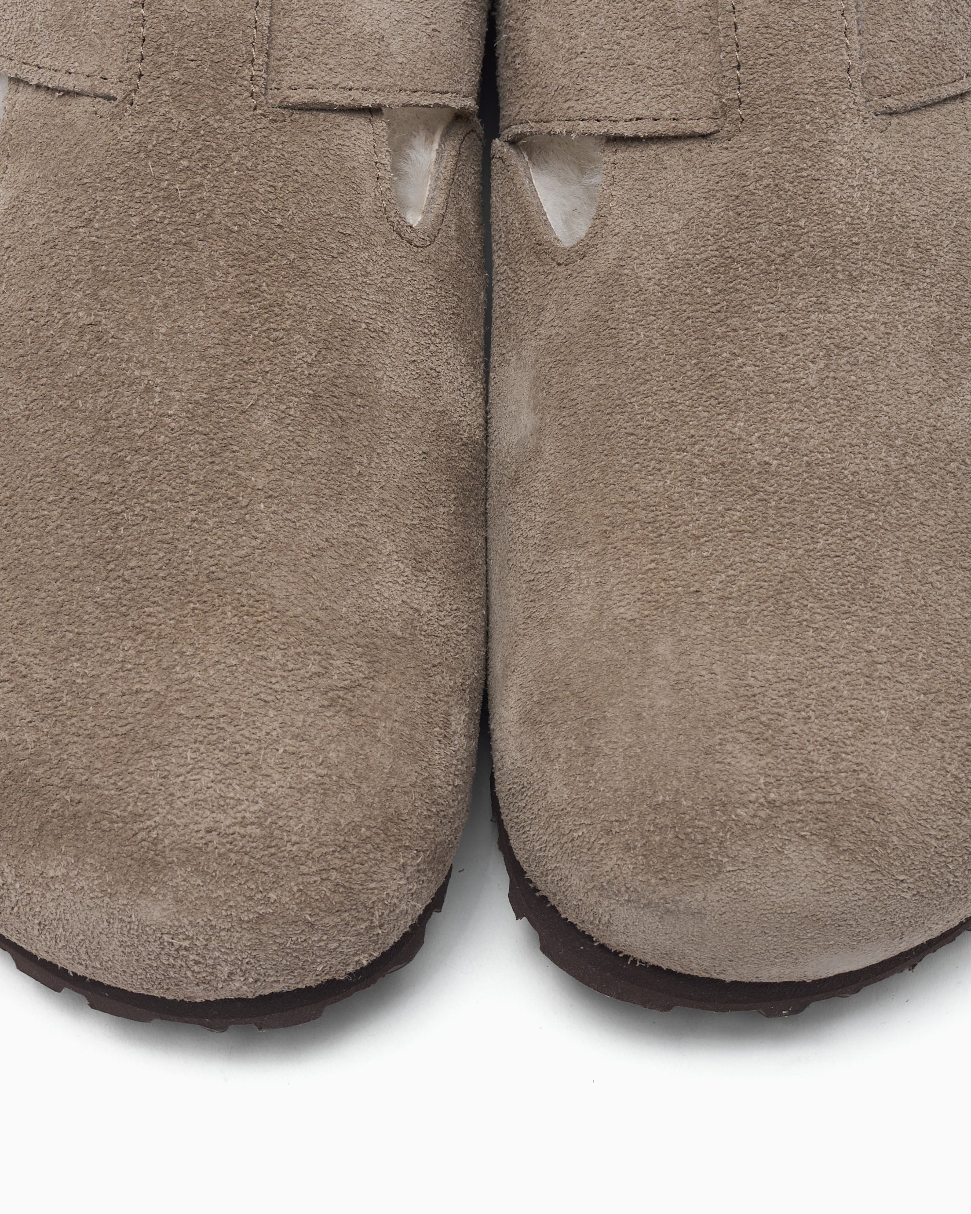 Shoes BIRKENSTOCK London Shearling Suede Leather Regular Unisex Shoes - 1028235