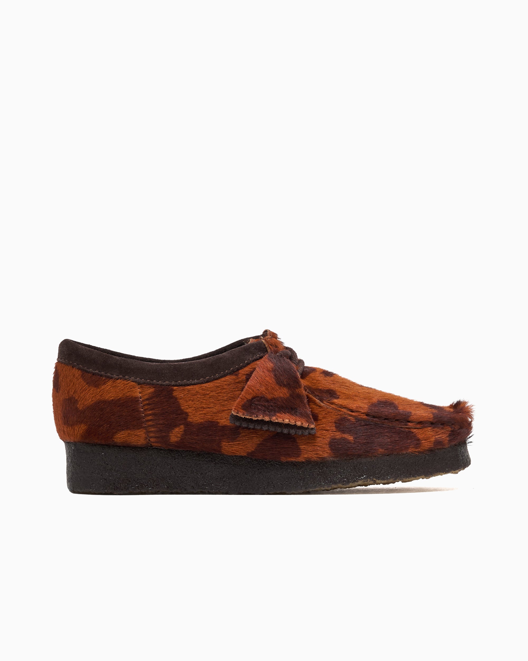 Clarks Wallabee Hair On Cow Print Women's Shoes
