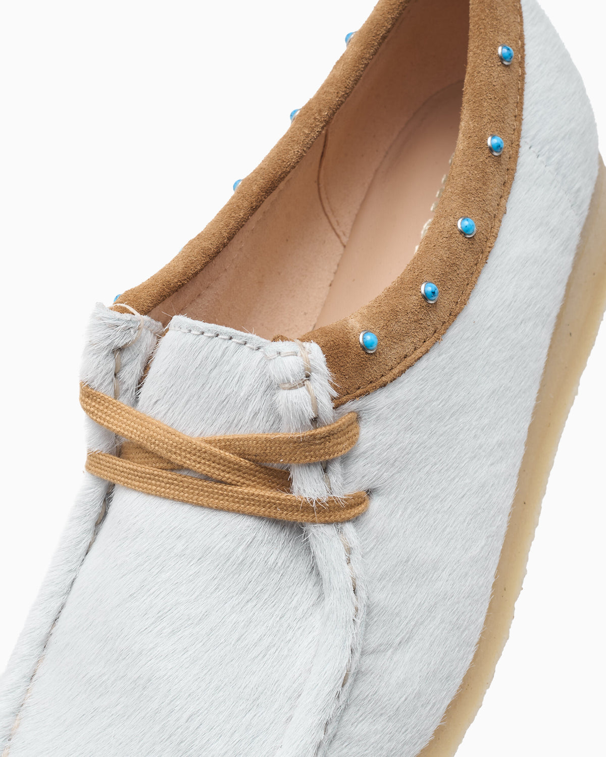 Shoes Clarks x Blanch Yu Wallabee "Off White Interest" Men's Shoes - 26328055