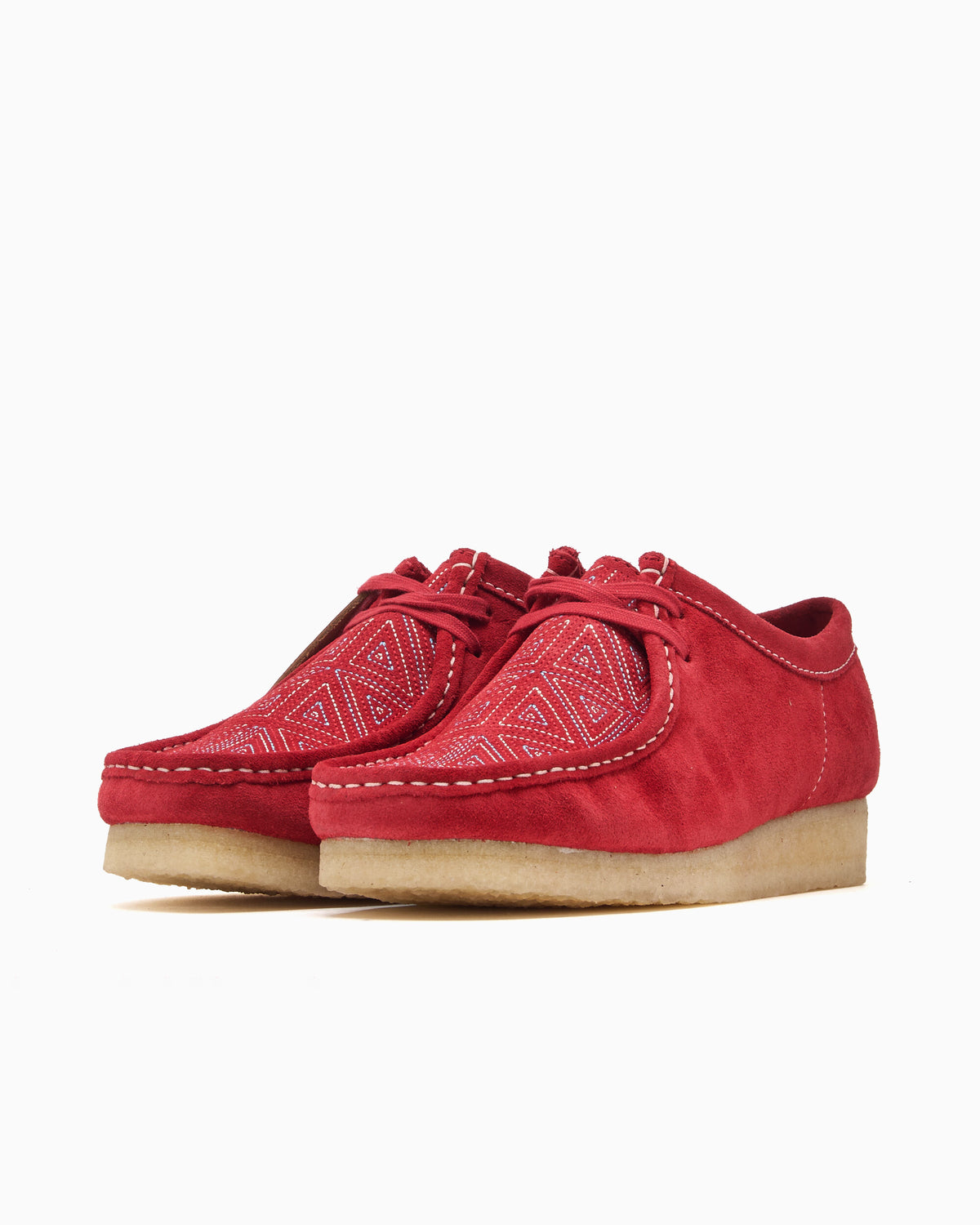 Shoes Clarks x Blanch Yu Wallabee "Red Interest" Men's Shoes - 26327593