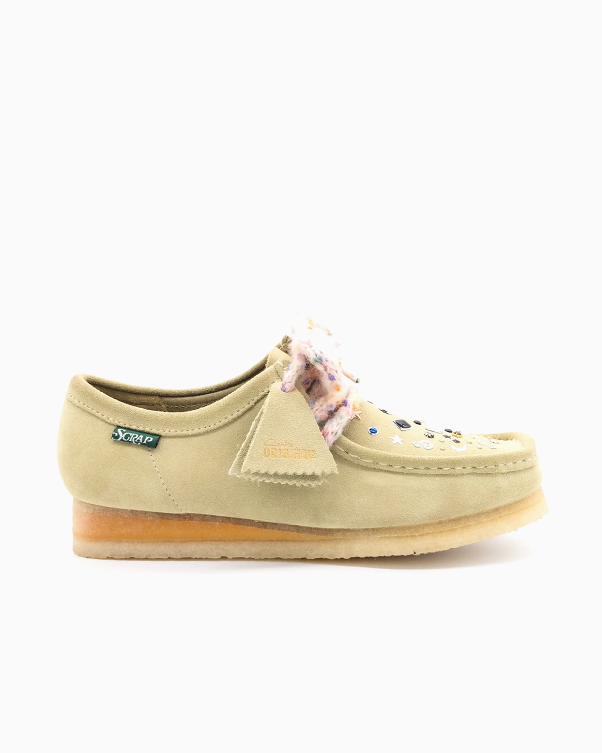 SCRAPWORLD x Clarks Wallabee Custom Project Men's Shoes