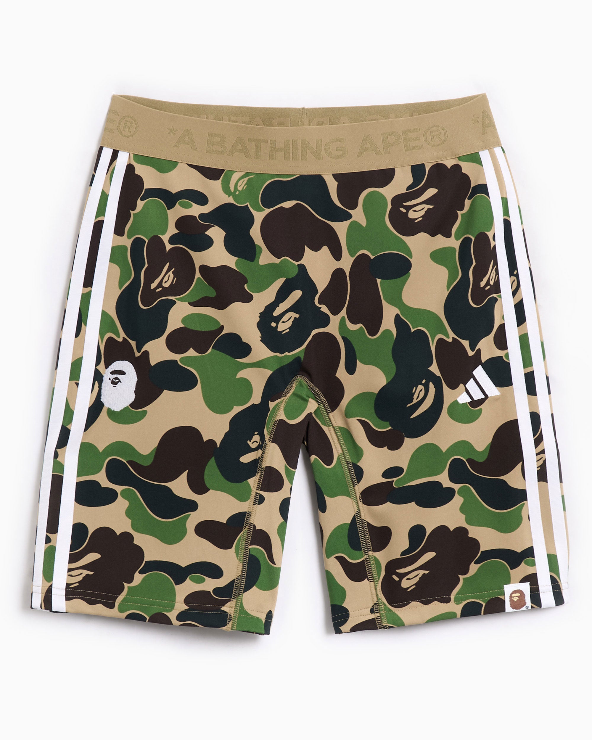 adidas Originals x BAPE Football Leggings Slim Men's Shorts