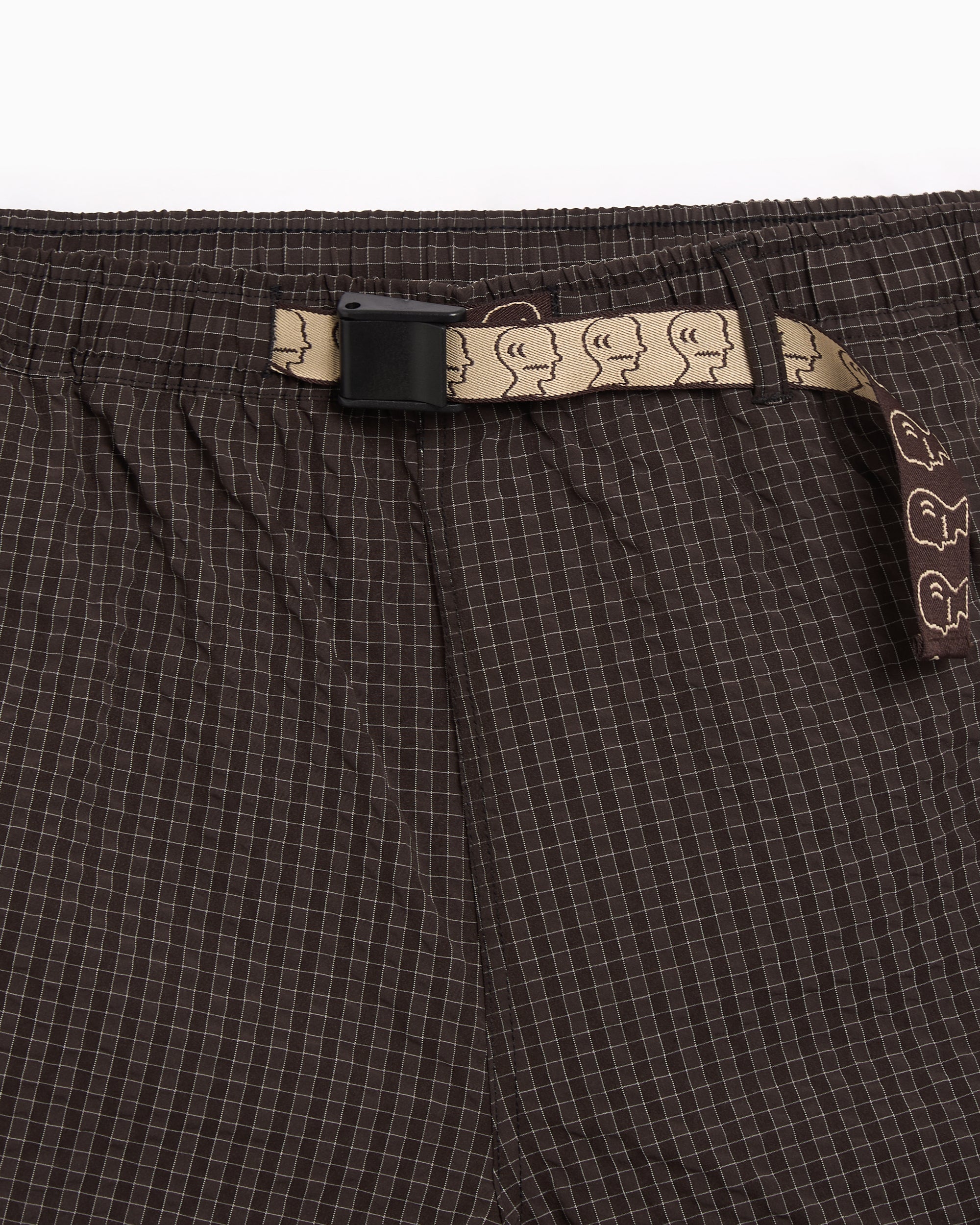 Shorts Brain Dead Equipment Ripstop Checkered Men's Shorts - BDP25B230047-BLK