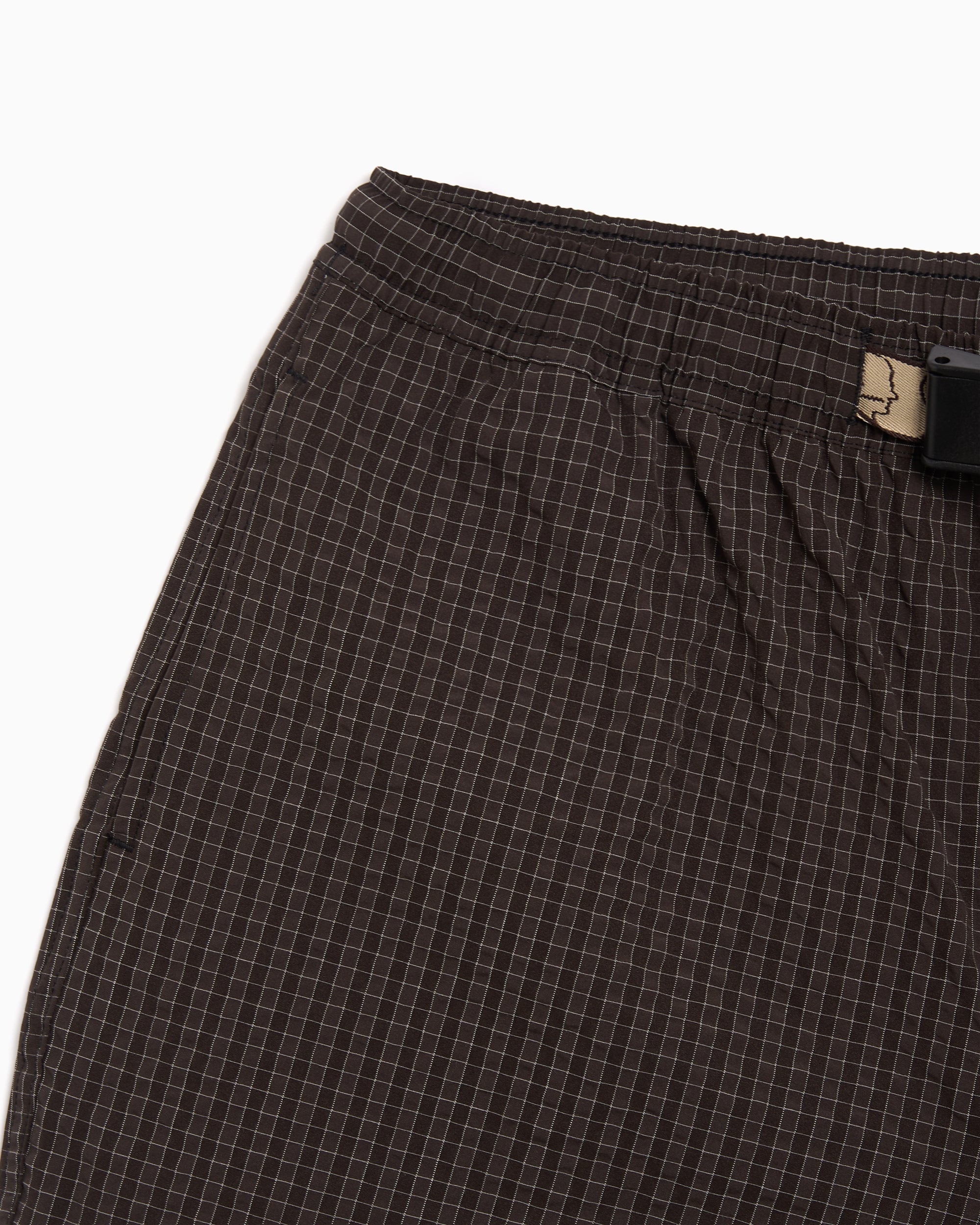 Shorts Brain Dead Equipment Ripstop Checkered Men's Shorts - BDP25B230047-BLK