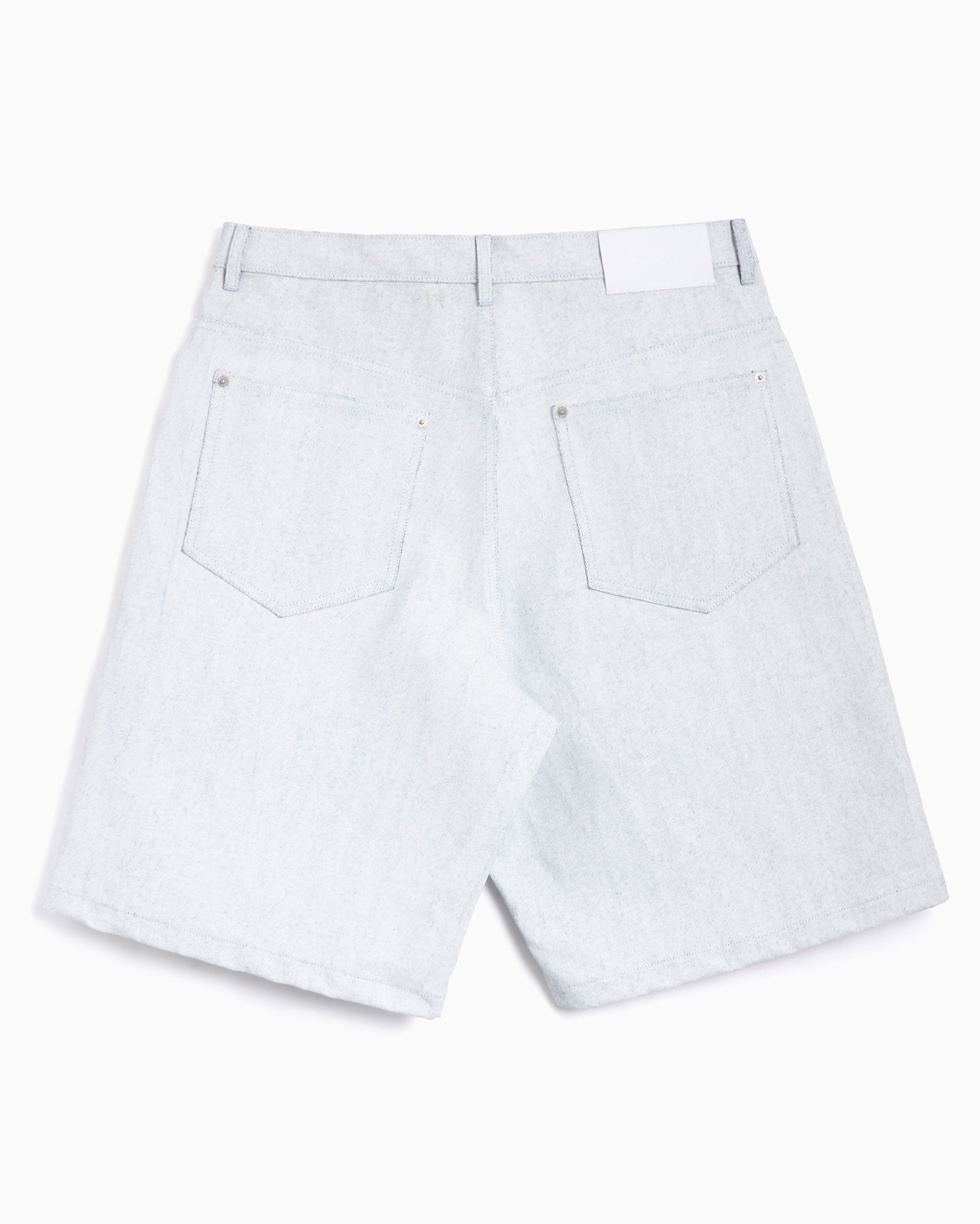 Shorts Pleasures Whiteout Men's Baggy Jorts Relaxed Men's Shorts - P25SP031-WHITE