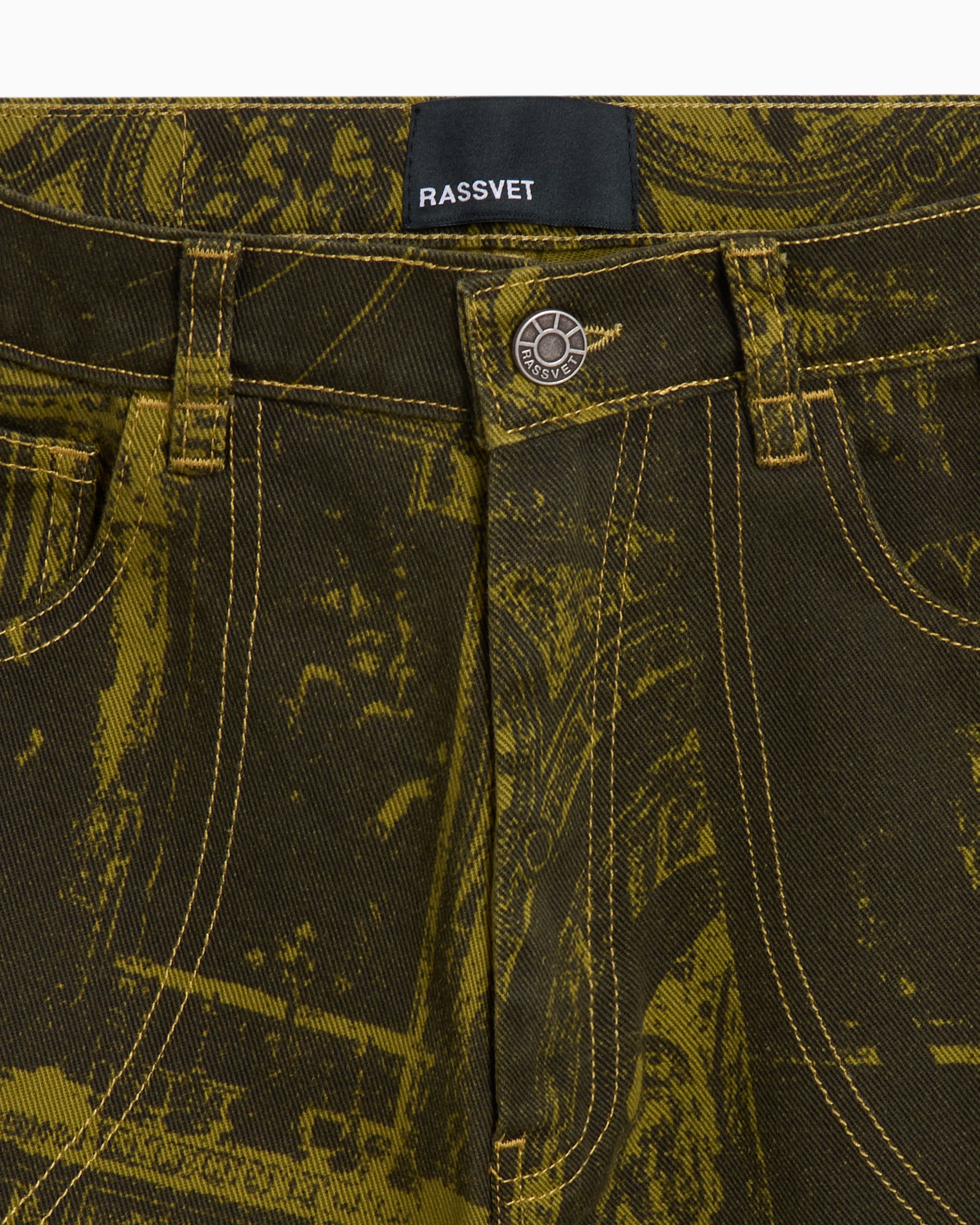 Shorts Rassvet Castle Printed Men's Denim Shorts Men's Shorts - PACC16P014-1