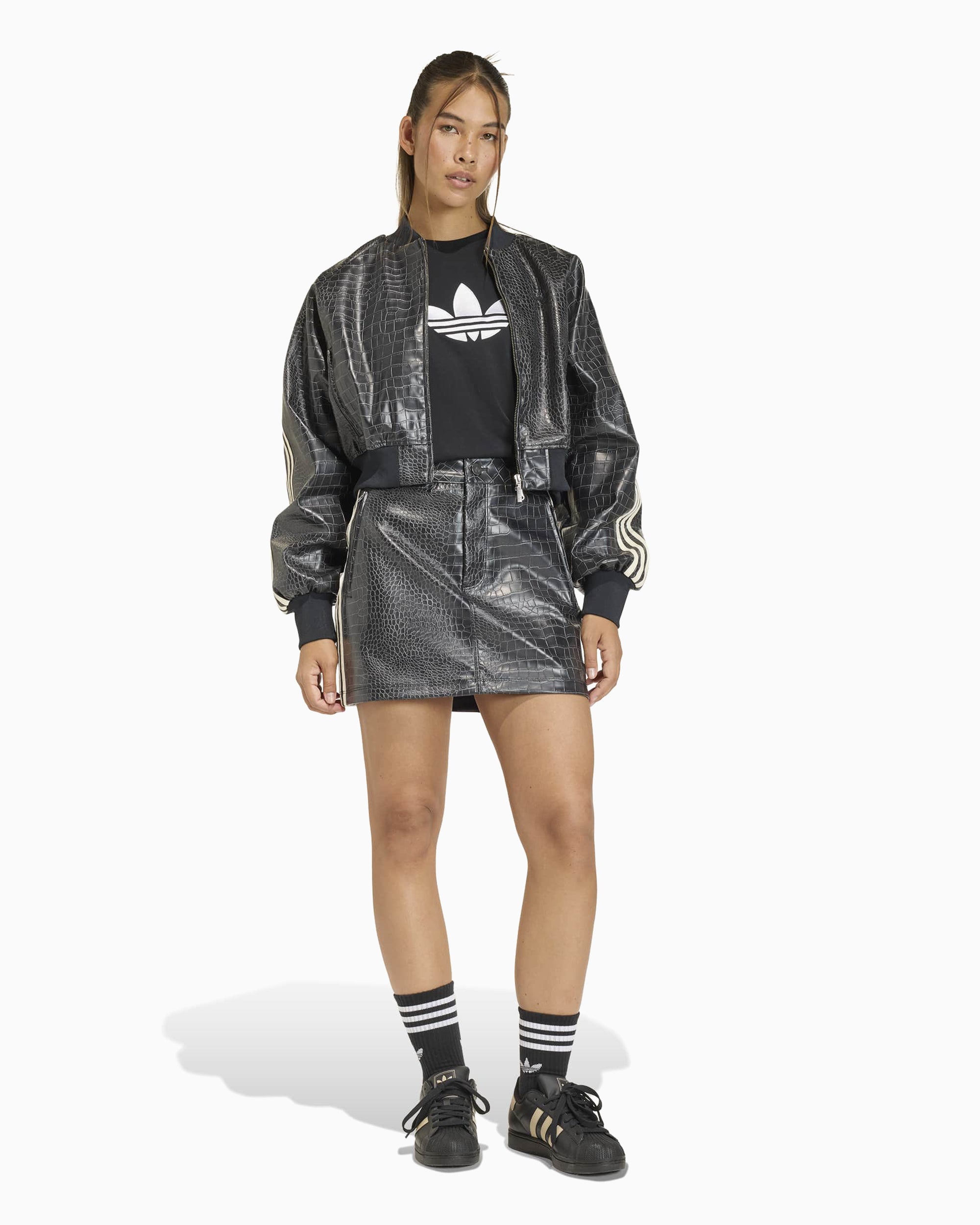 Skirts adidas Originals Pleather Women's Short Skirt - KE5034