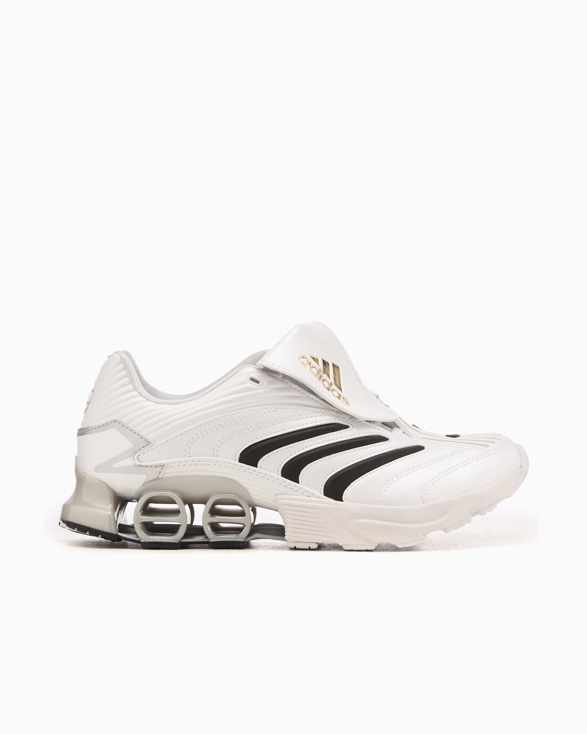 adidas gazelle silver green womens adidas Predator League Fold-Over Tongue FG Soccer Cleats - Iron Met/Lucid Red main image 0