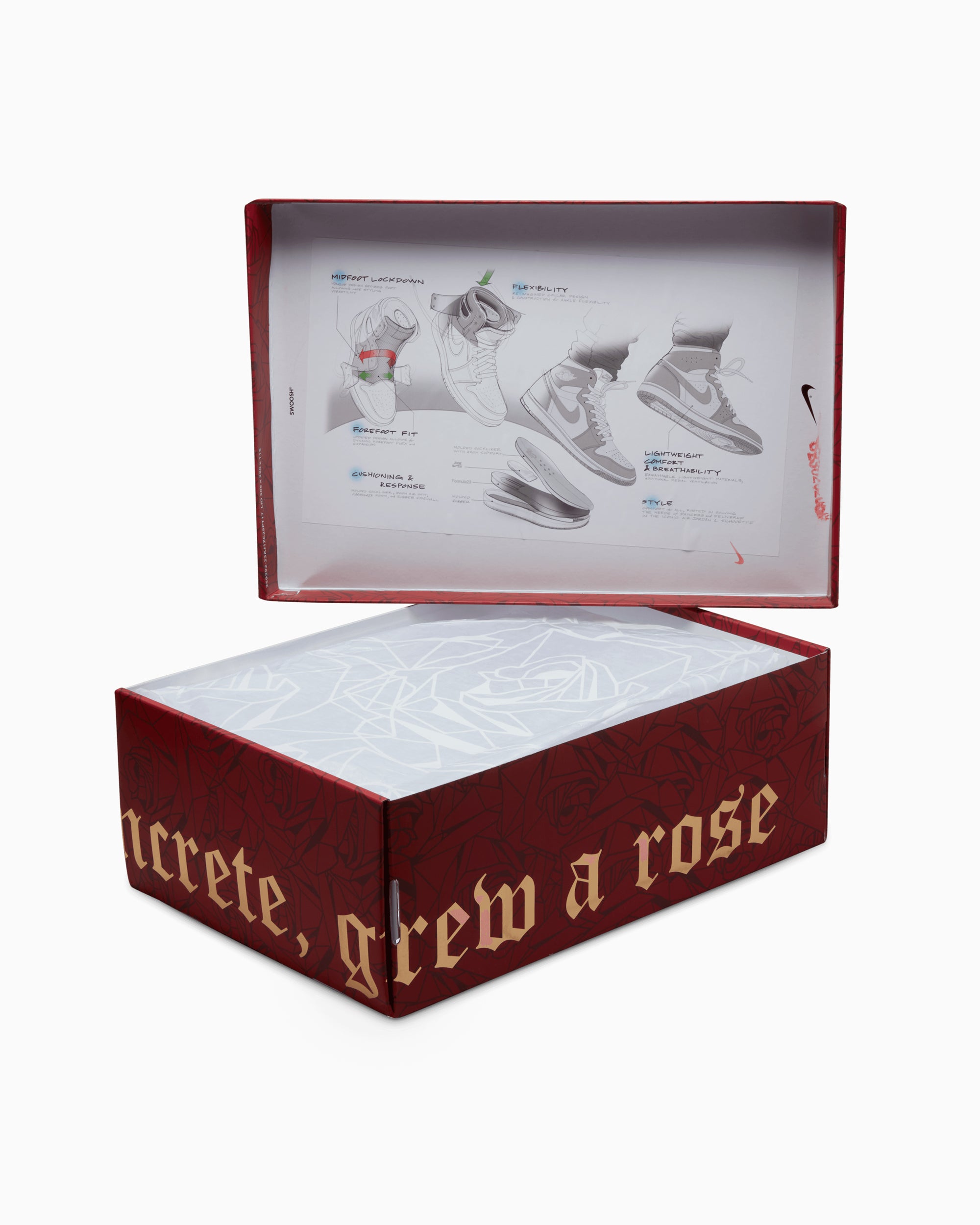 Sneakers Air Jordan x Teyana Taylor Women's 1 Zoom CMFT 2 SP "A Rose From Harlem" - FJ0604-601