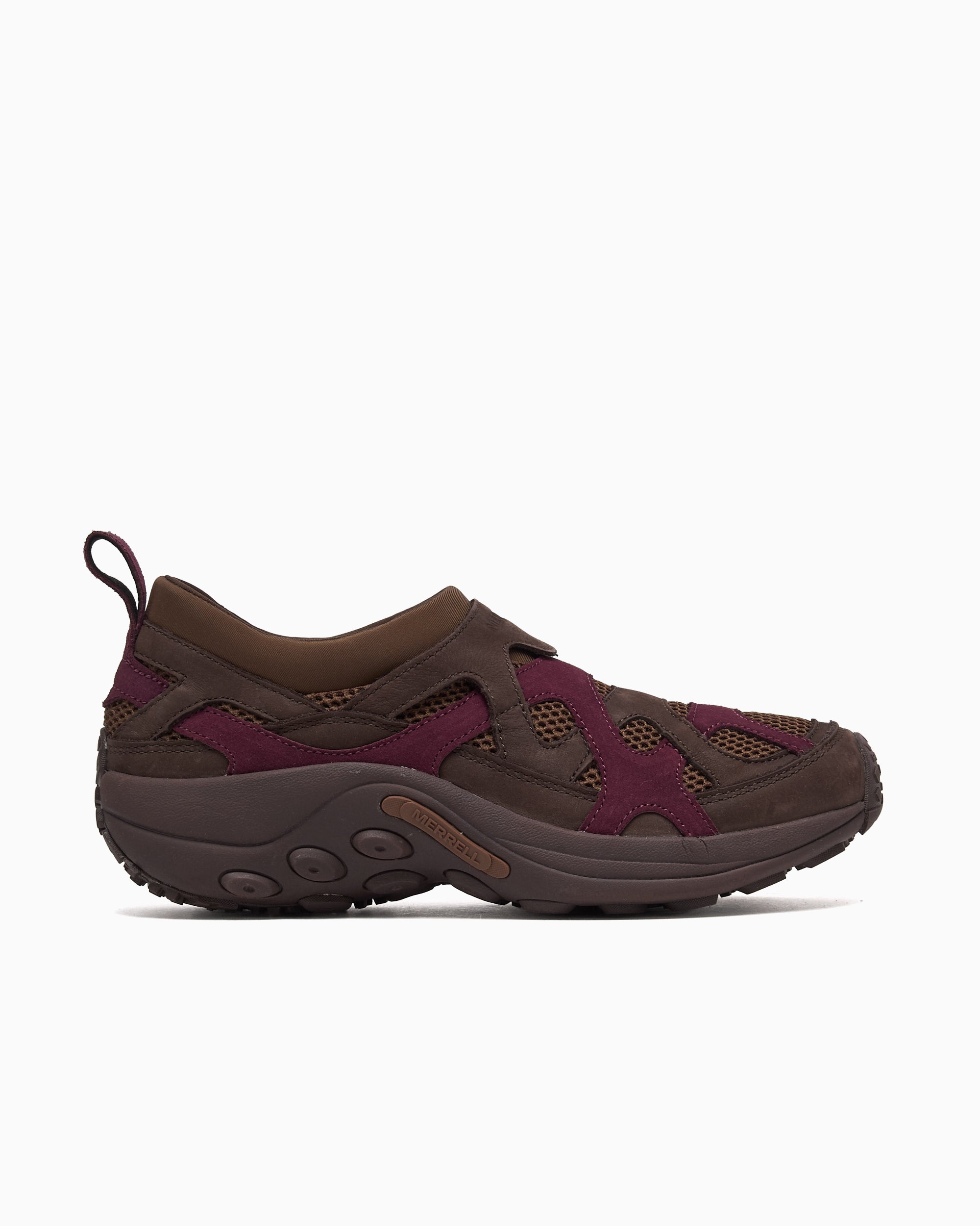 マロリーヌ Merrell Women's Hut Moc 2 Packable Black/Hi Viz Nylon Slip-Ons