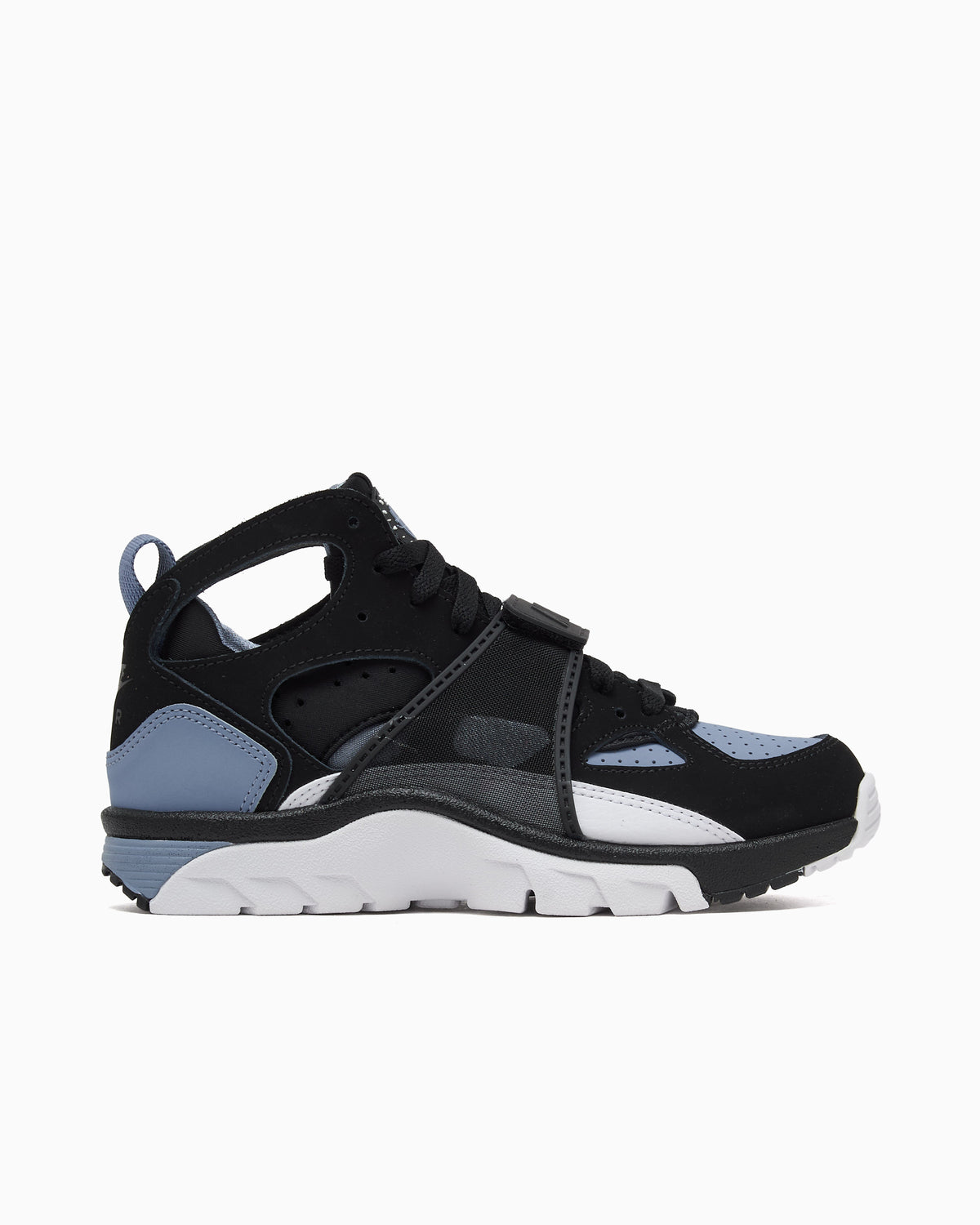 Men Sz 9 Nike Air Trainer Huarache 2025 Black Cool Blue IH4470-001 NEW grey IH4470-001 Nike Air Trainer Huarache Cool Blue (2025) (Men main image 4
