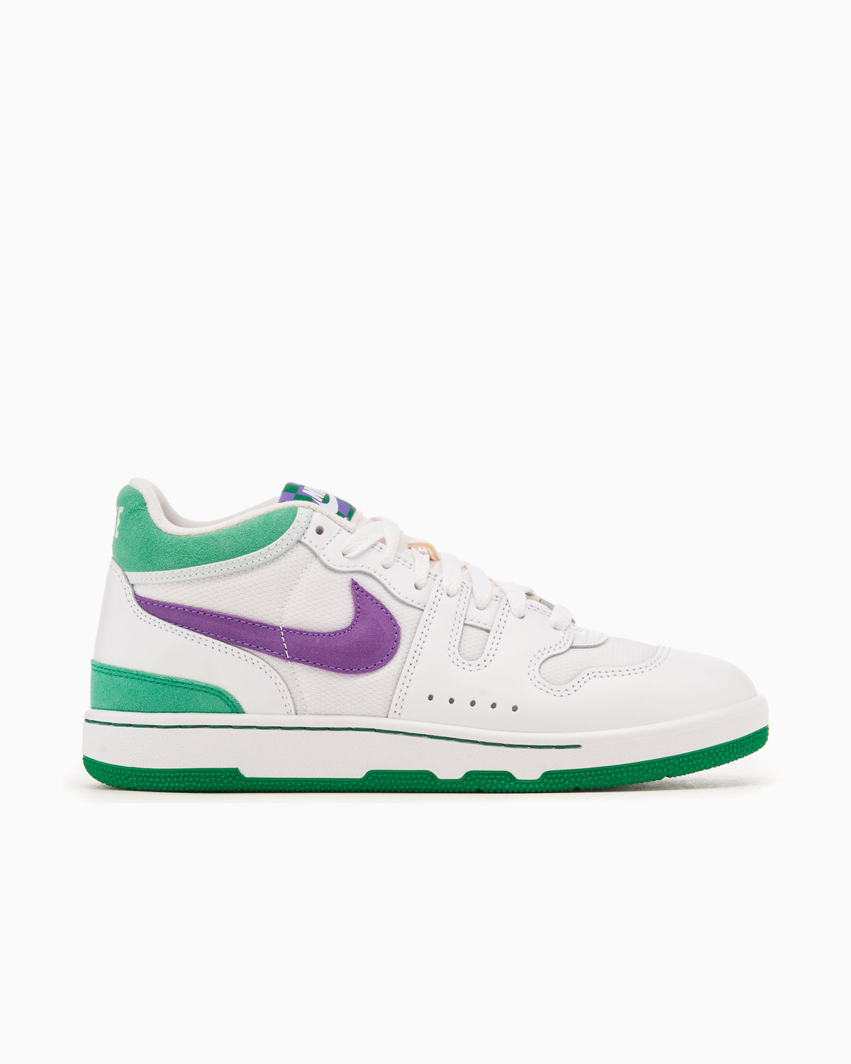 Nike White Sneakers Wimbledon with Purple and Green Accents Nike Mac Attack  main image 3