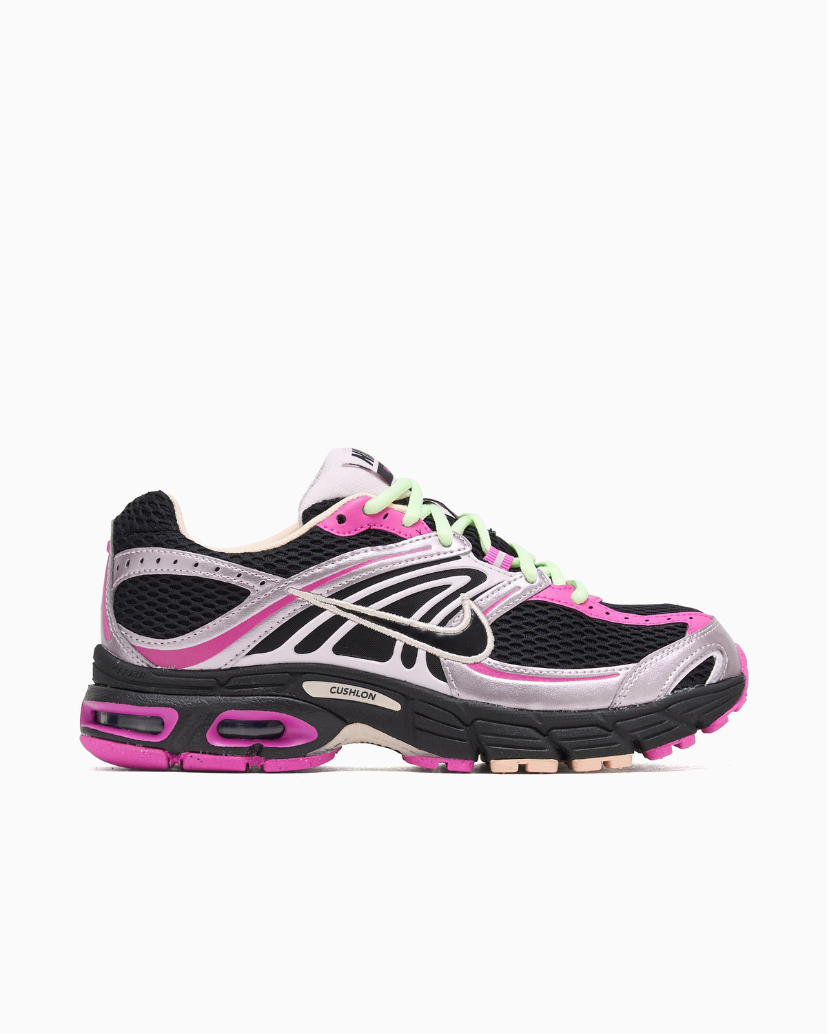 Nike Women Size 13.5 Shoes Air Max Moto 2K \'Sliver Pink Black\' HQ2056 200 Retro Nike Air Max Moto 2K Black Metallic Silver W for sale | eBay main image 2