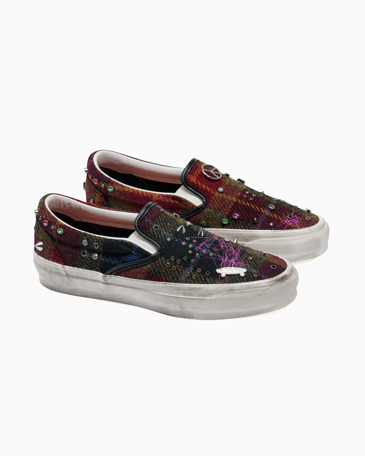 Sneakers Vans x Harris Tweed Premium LX Classic Slip-On 98 - VN000E96BJN1
