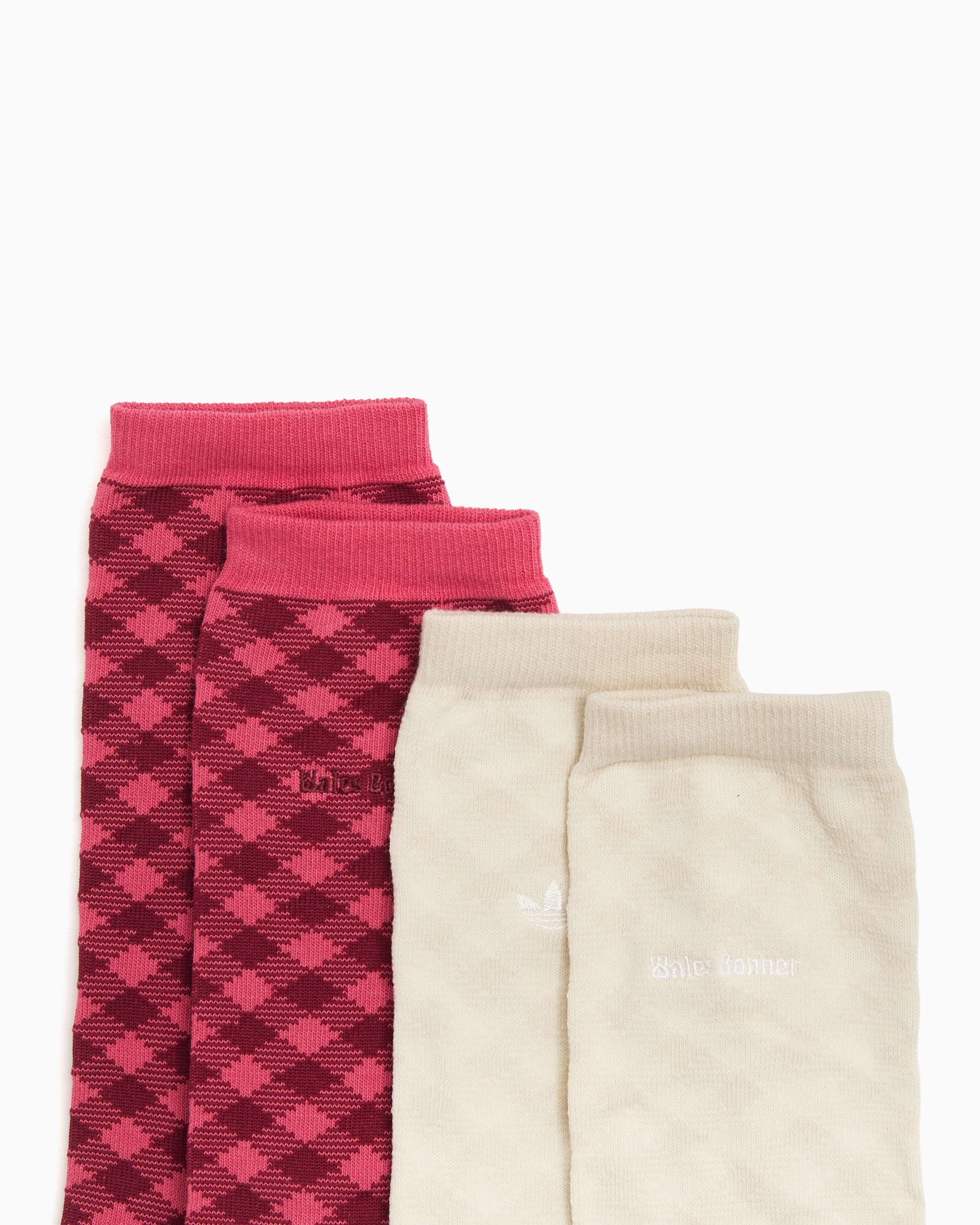 Socks adidas Originals x Wales Bonner Checkered Unisex Socks (2 Pack) - KG4888