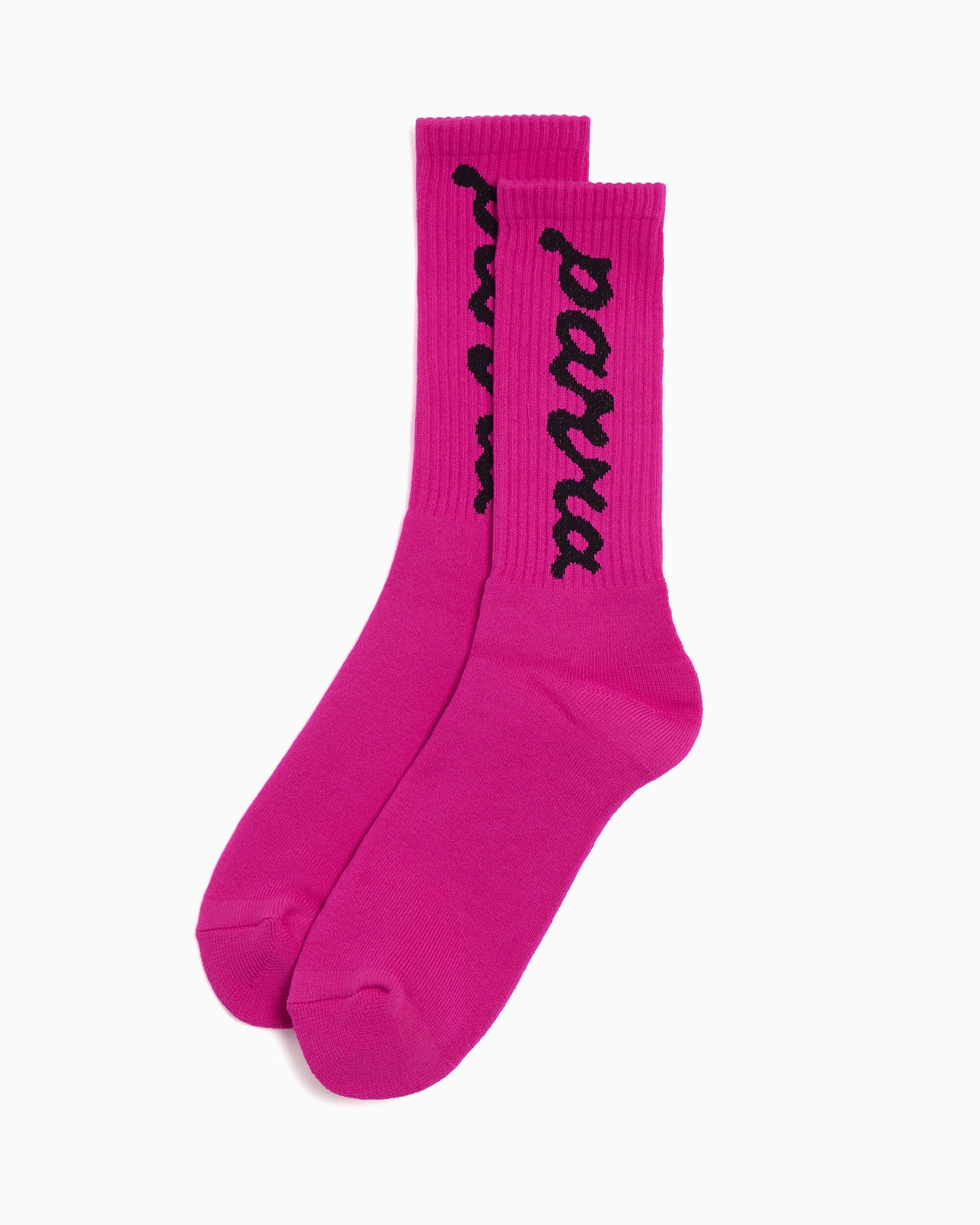 Socks by Parra Lowercase Scriptlogo Unisex Socks - 56180-Hotpink