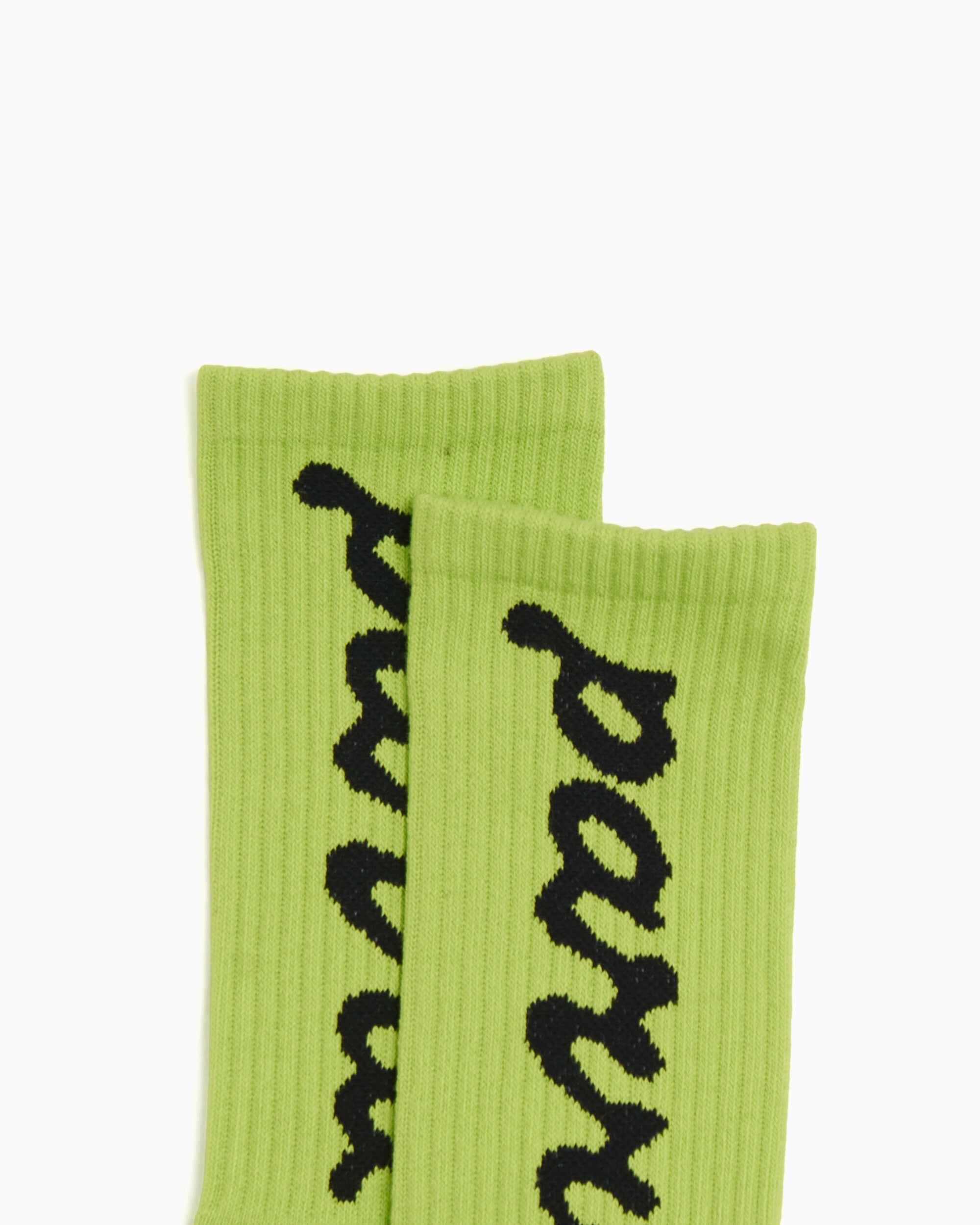 Socks by Parra Lowercase Scriptlogo Unisex Socks - 56181-Acidgreen