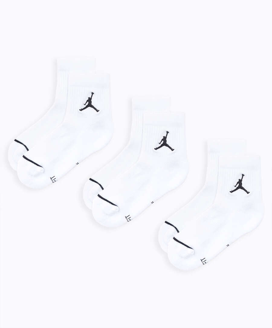Socks Calcetines Jordan Jumpman High-Intensity Quarter (Pack de 3) Unisex Socks - SX5544-100