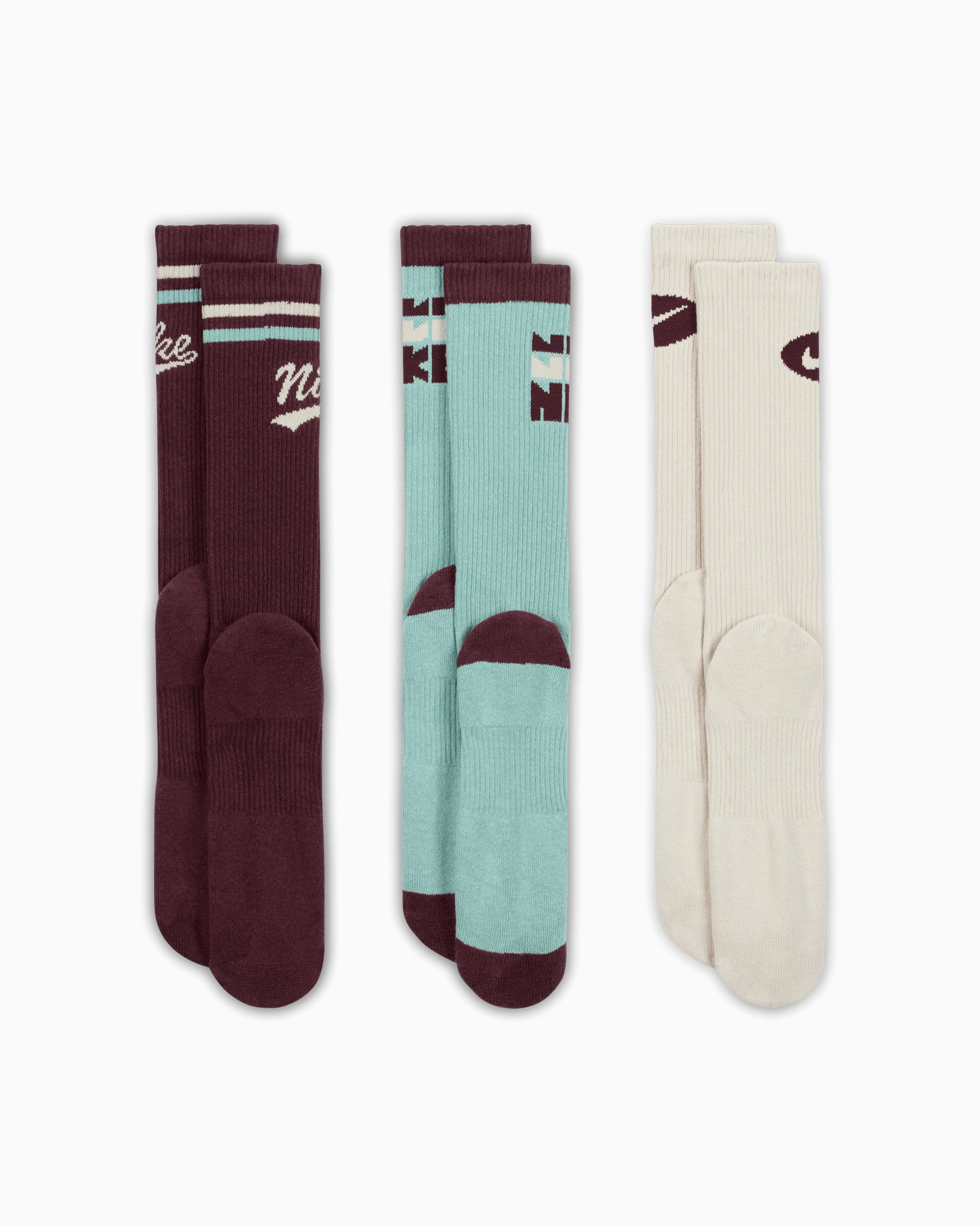 Socks Nike Everyday Plus Crew Unisex Socks (3 pack) - HJ9336-904