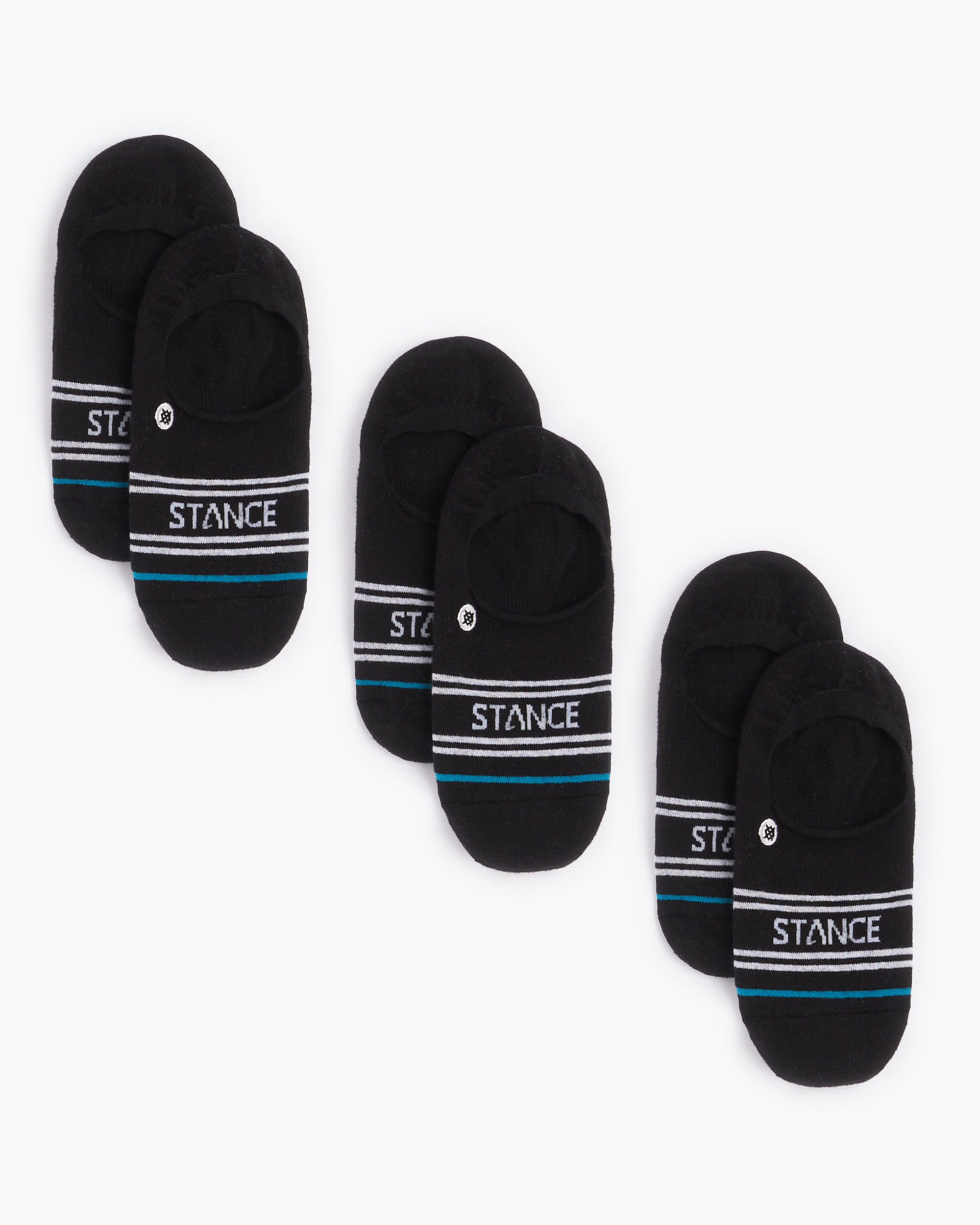 Socks Stance Basic No Show (3 Pack) Unisex Socks - A145D20SRO-BLK