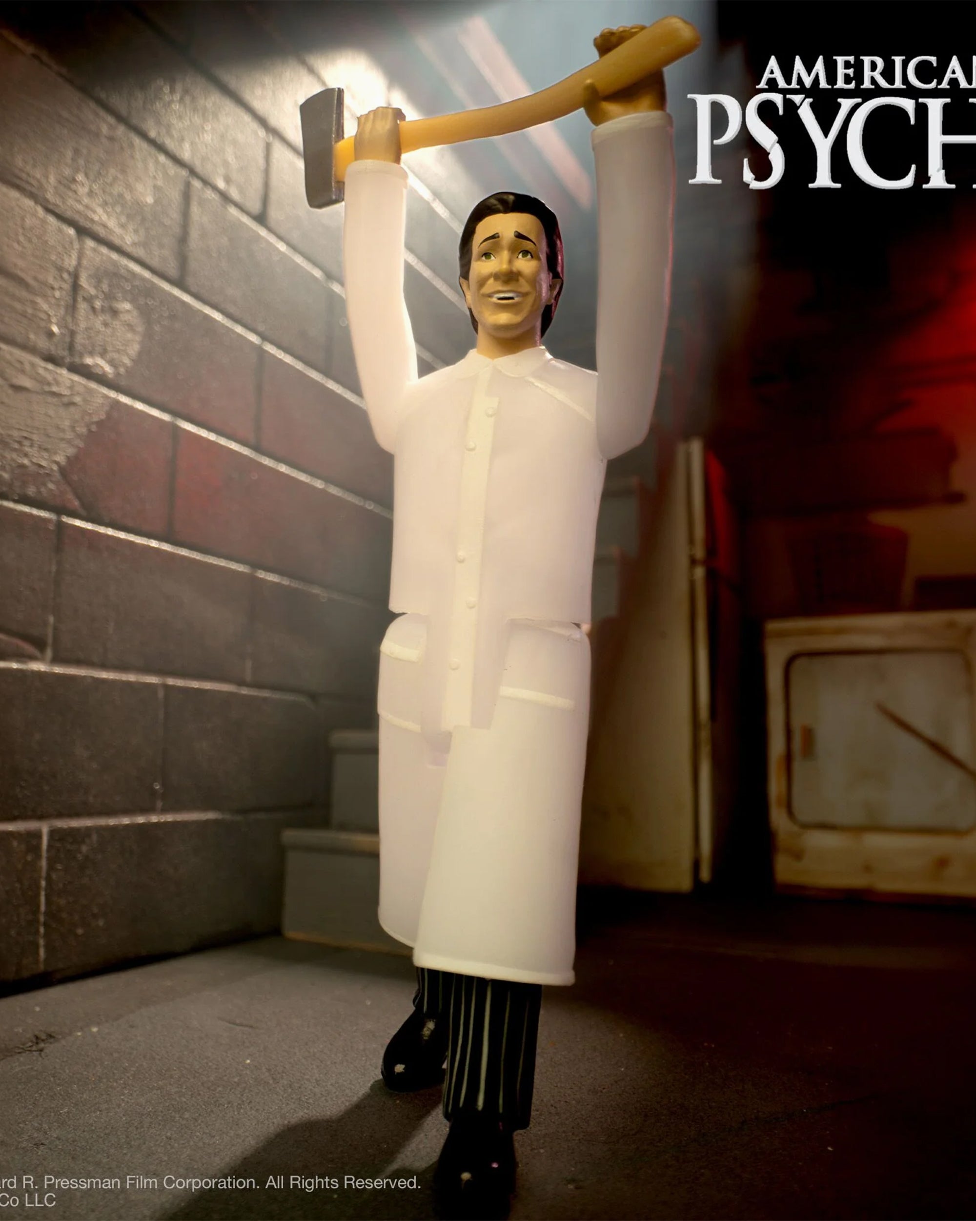 Super7 American Psycho ReAction Figures - Patrick Bateman - S7RCTFGRAPW1PBR