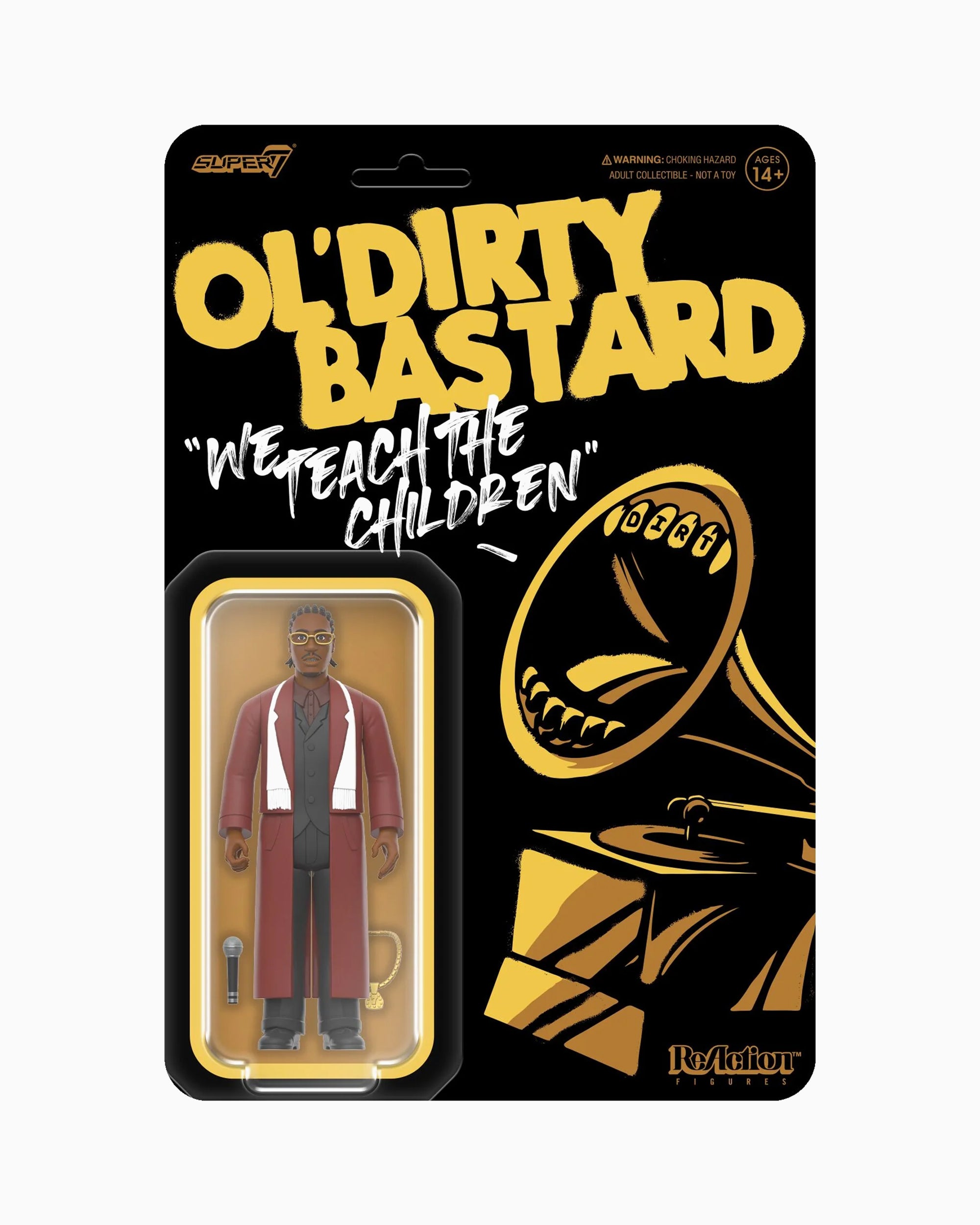 その他 Super7 ReAction Ol' Dirty Bastard Super7 Reaction Figure Ol' Dirty Bastard For The Children