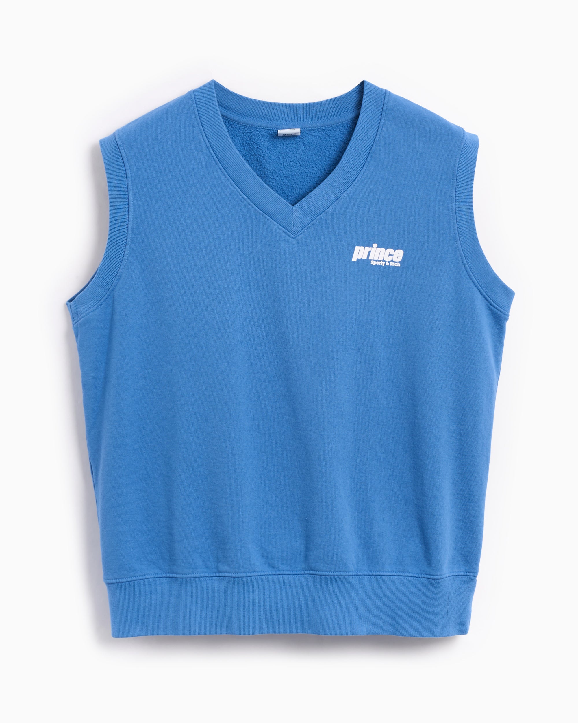 7962 Sporty & Rich x Prince Sporty Embroidered Unisex V-Neck Vest Unis