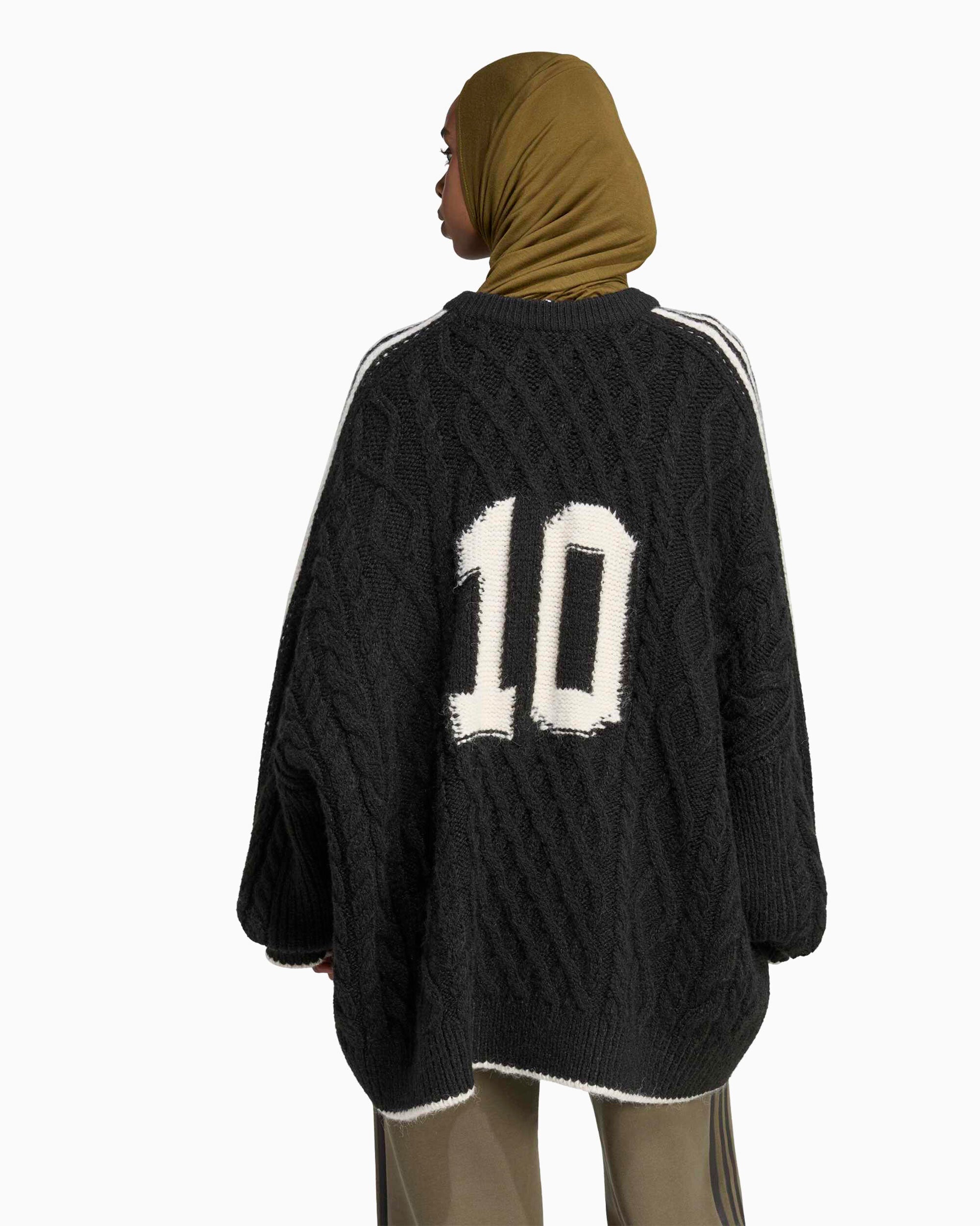 Sweaters adidas Originals Cable Knit Graphic Oversize Women's Sweater - KR9621