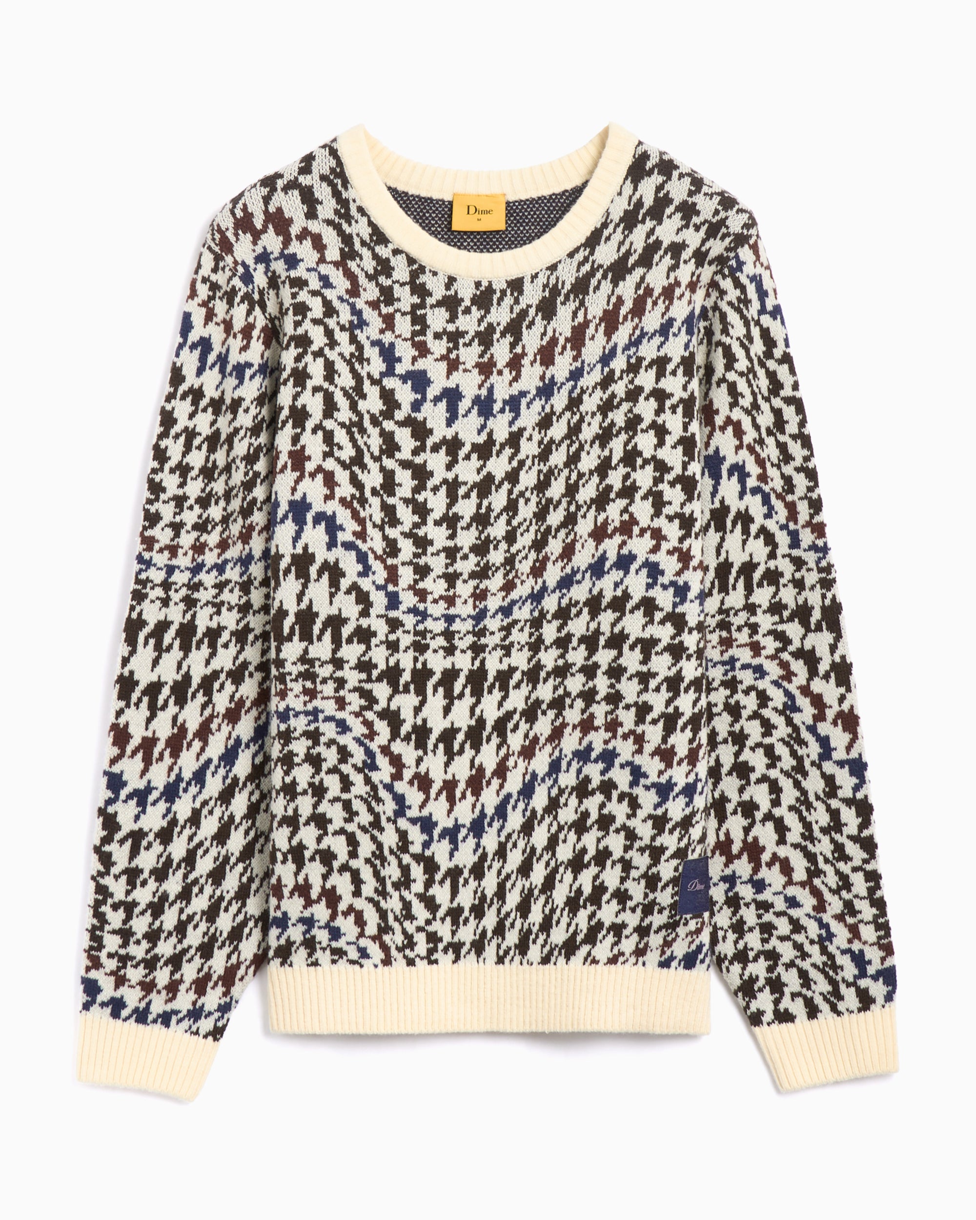 Dime MTL Houndstooth Men's Knit Sweater Men's Sweater