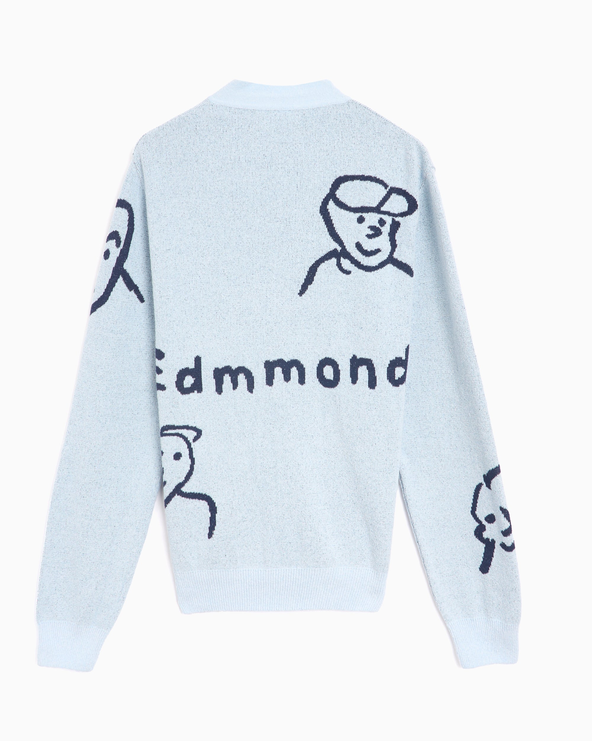 Sweaters Edmmond Studios Men's Knit Cardigan Relaxed Men's Sweater - 125-60-02500