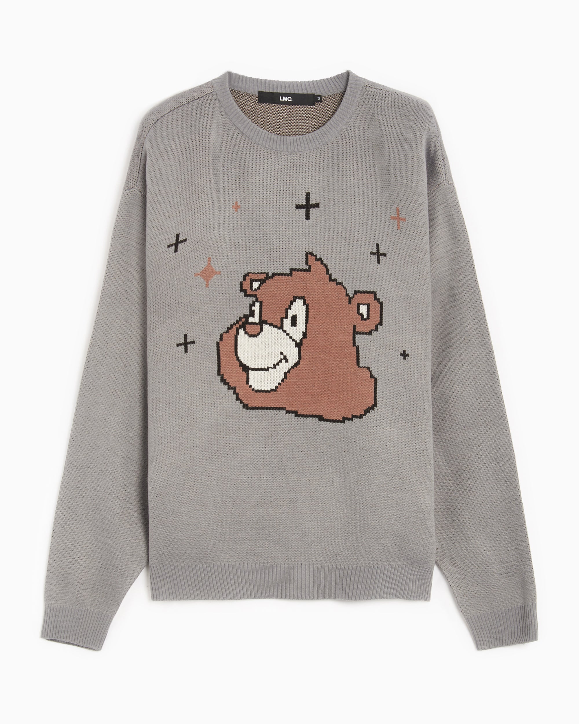 Sweaters LMC Bear Men's Knit Sweater Men's Sweater - LM23FKN106HGY