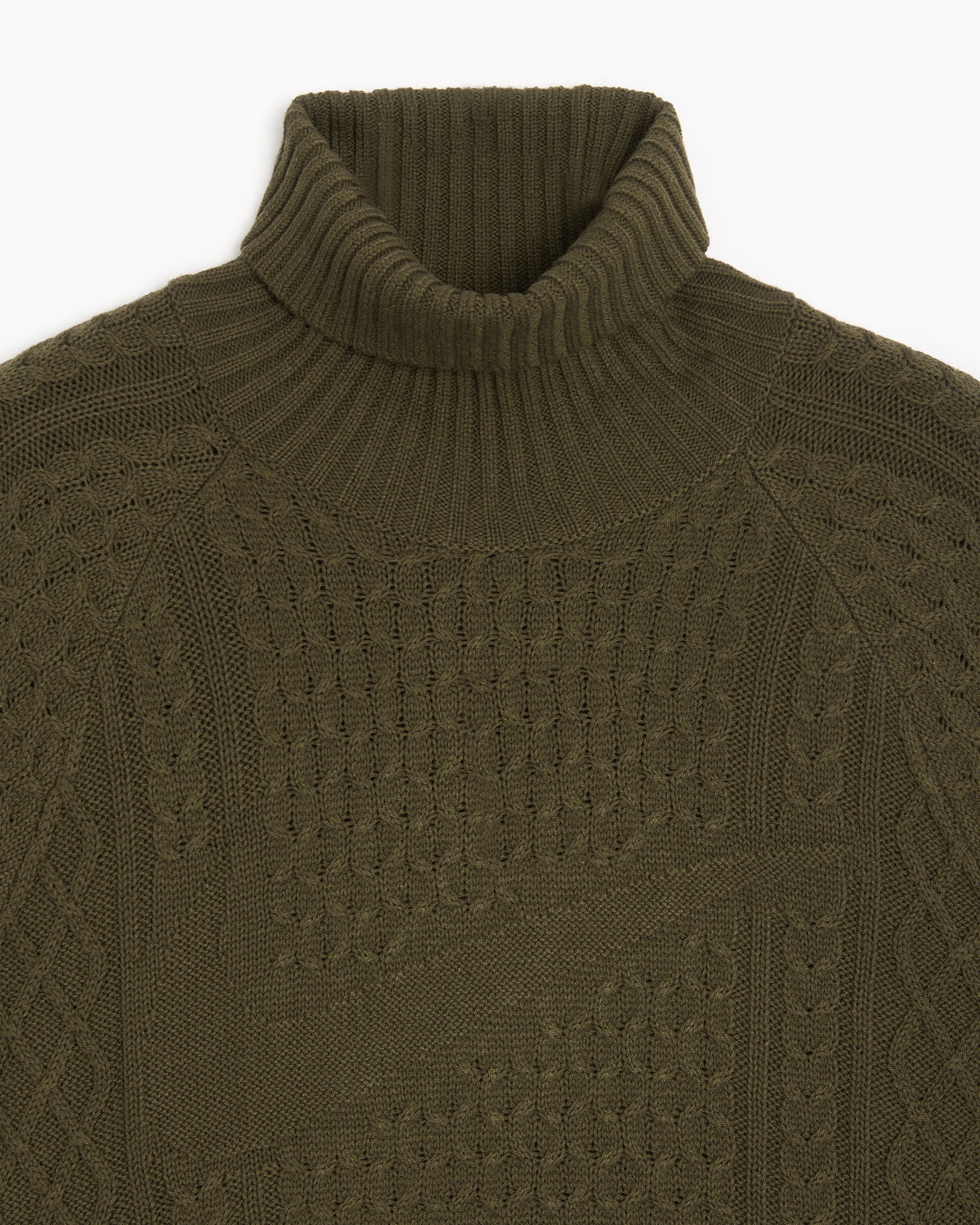 Sweaters Nike Life Men's Turtleneck Cable Knit Sweater Men's Sweater - FB7770-325