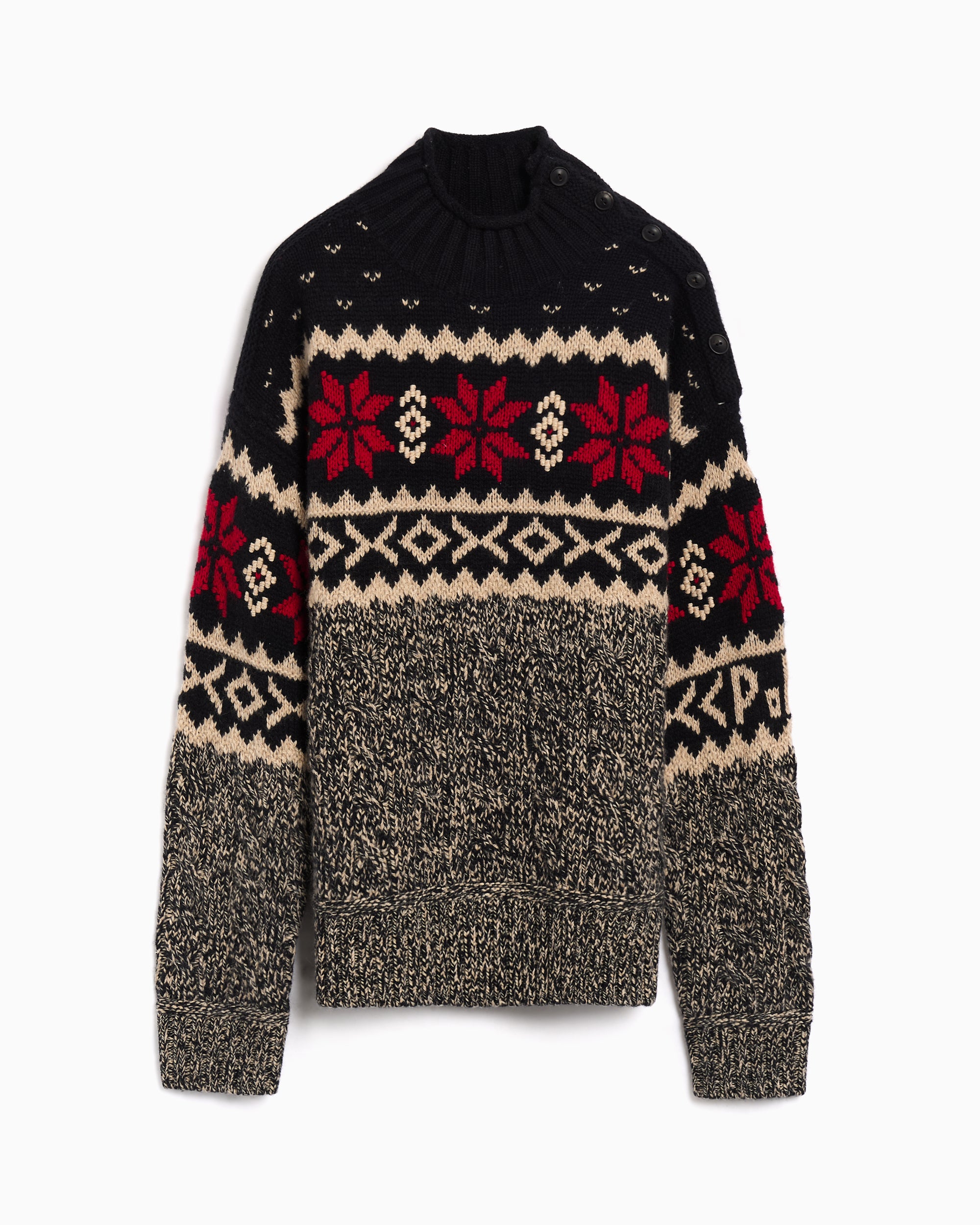 トップス POLO RALPH LAUREN wool patterned sweater Polo Ralph Lauren Graphic Men's Sweater