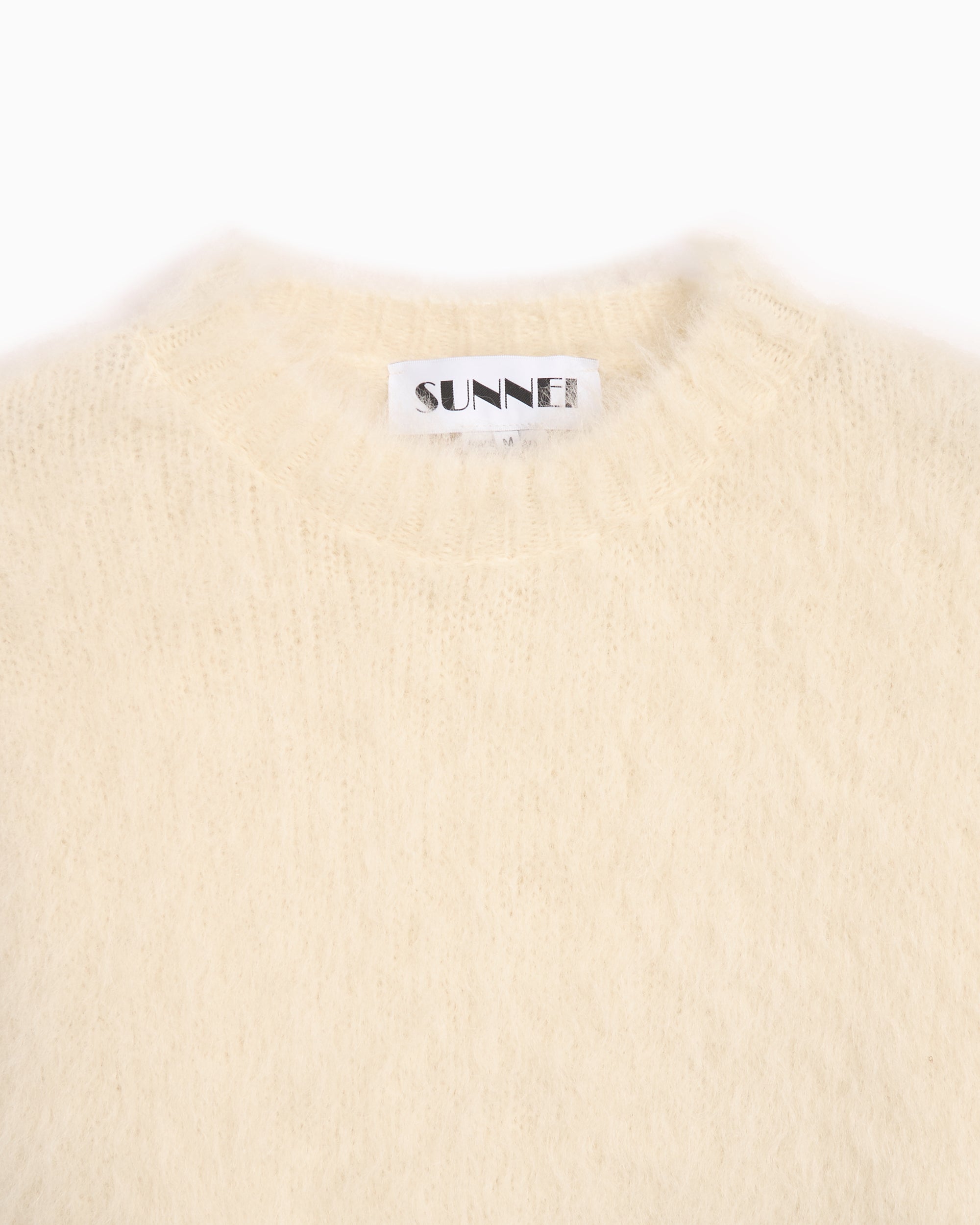 Sweaters Sunnei Men's Hairy Knit Round Neck Sweater Men's Sweater - RTWXKNW005-KNT041-998