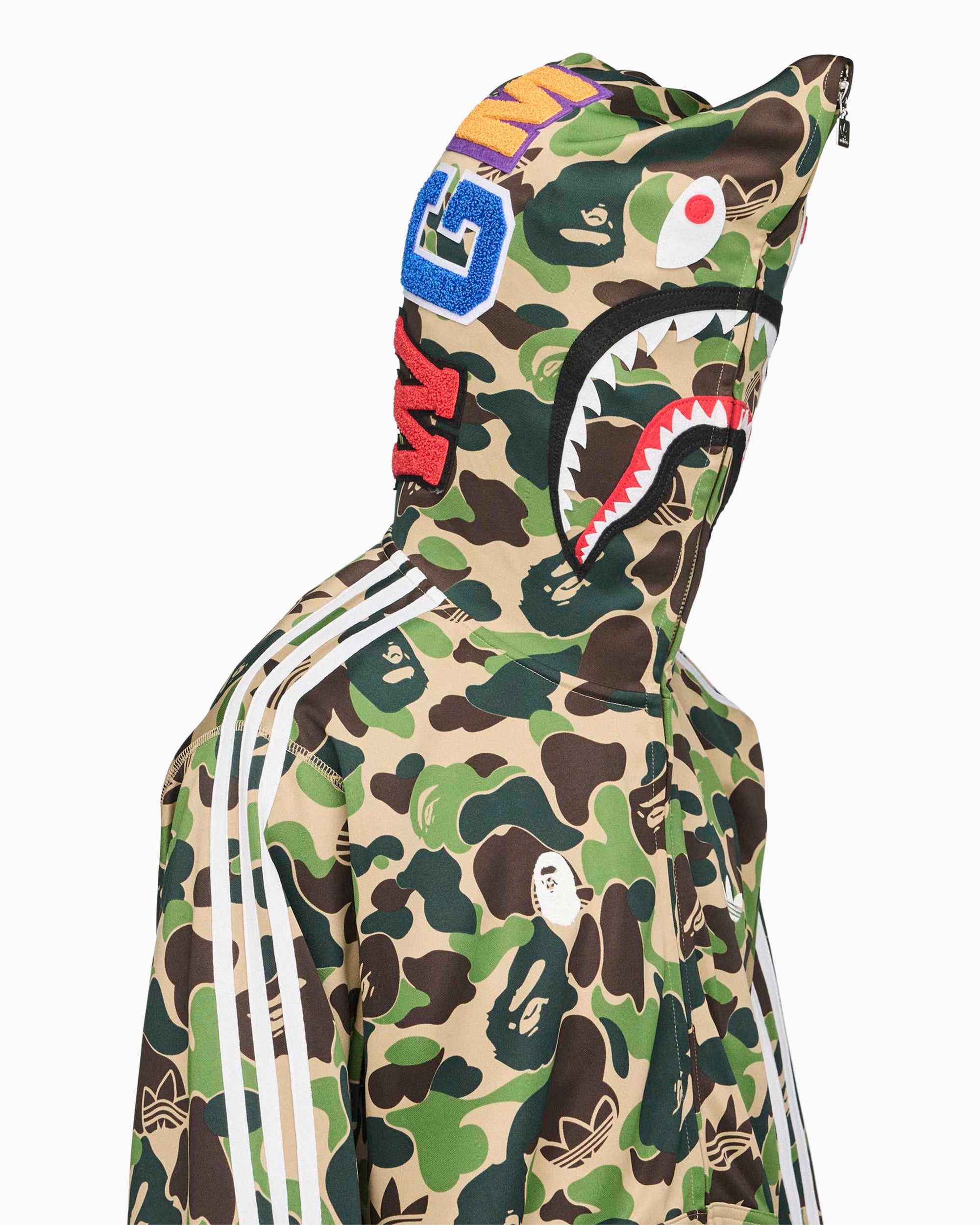 Sweatshirts adidas Originals x BAPE Shark Graphic Relaxed Men's Zip-Up Sweatshirt - KF4916